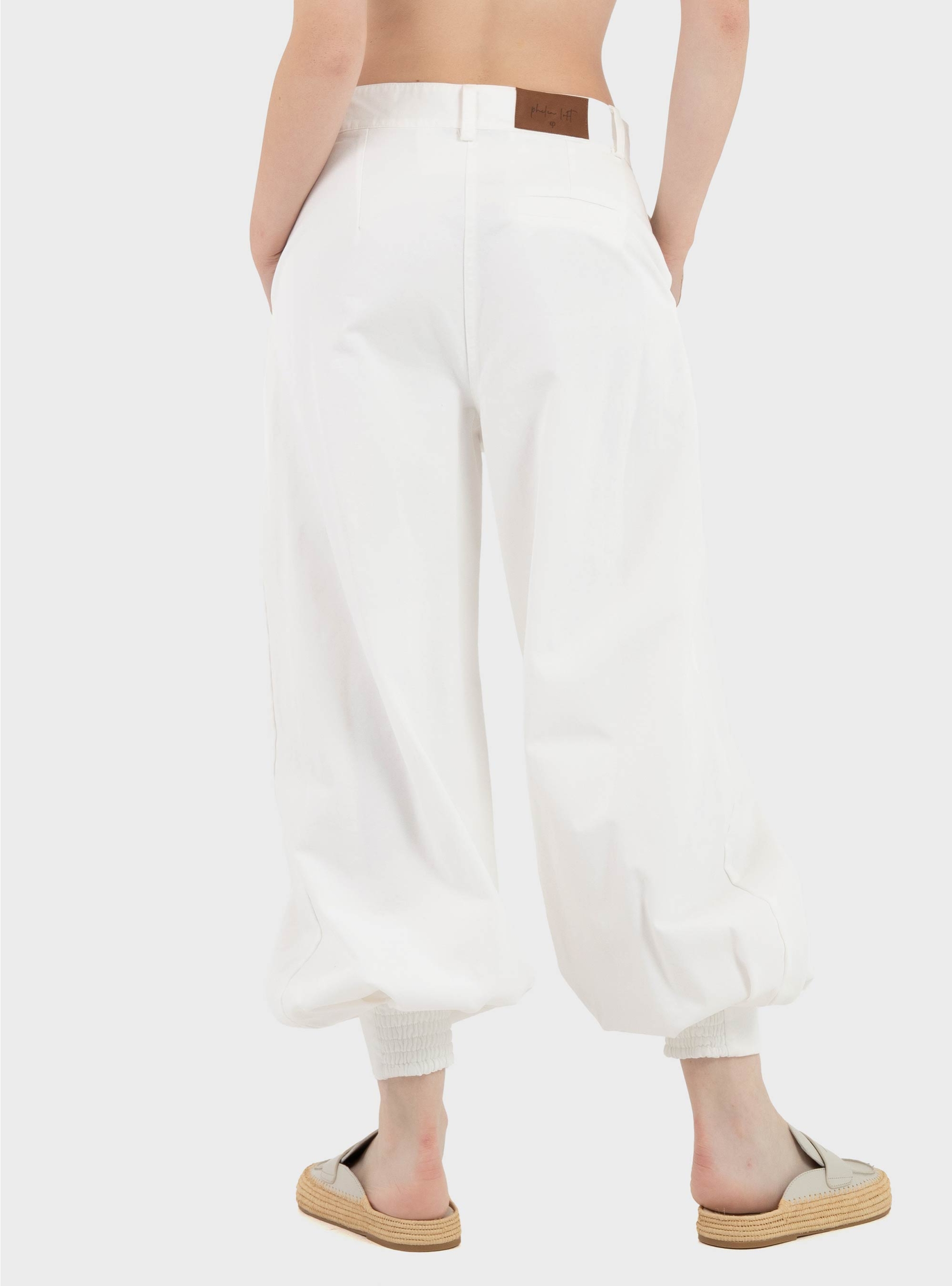 Philia Loft Ballon Trousers - Ecru