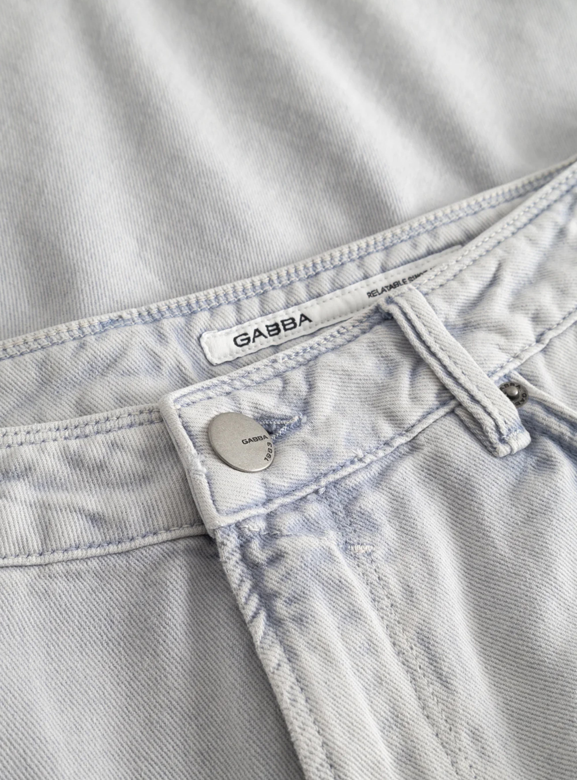 Gabba GABmox Antiq Shorts - Light Aged Denim
