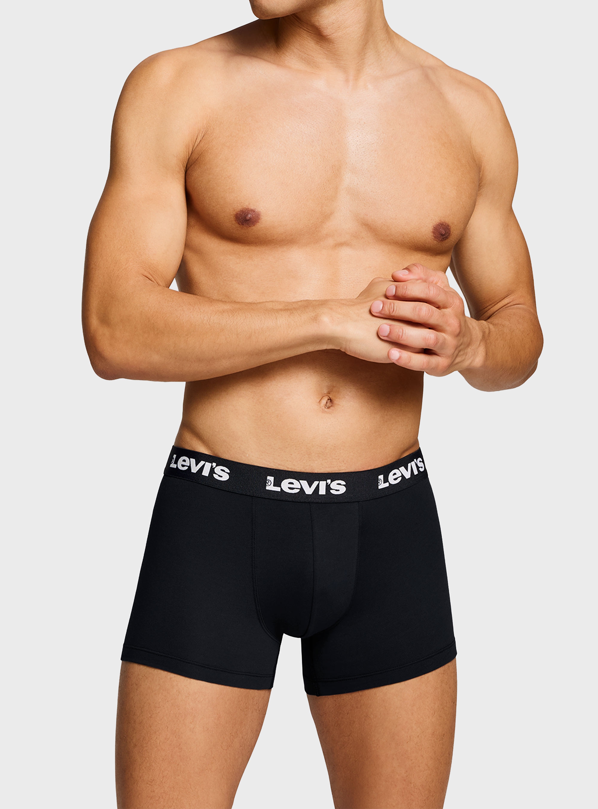 Levis 2-Pack Repeat Logo Boxer Briefs - Black