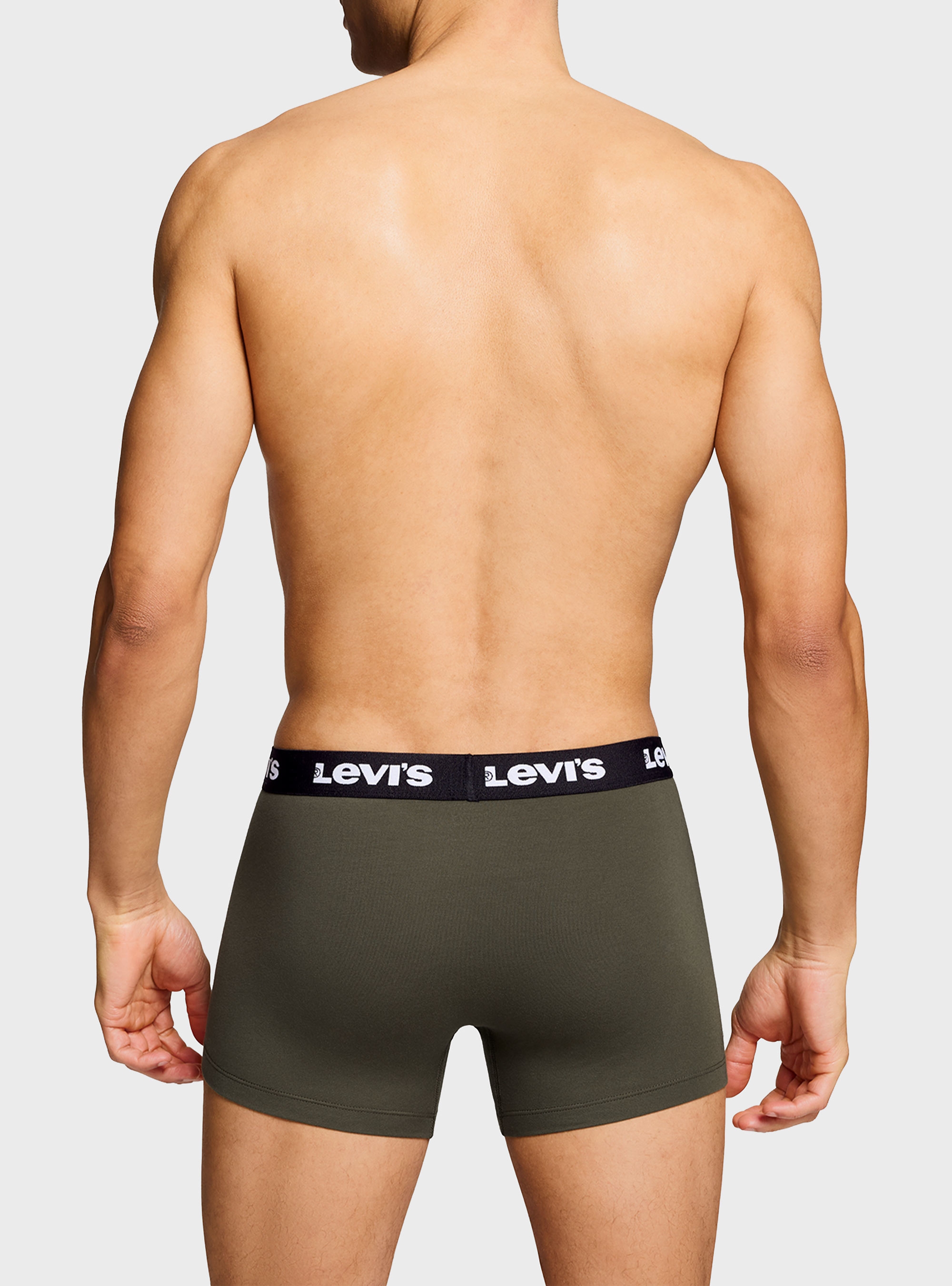Levis 2-Pack Repeat Logo Boxer Briefs - Khaki