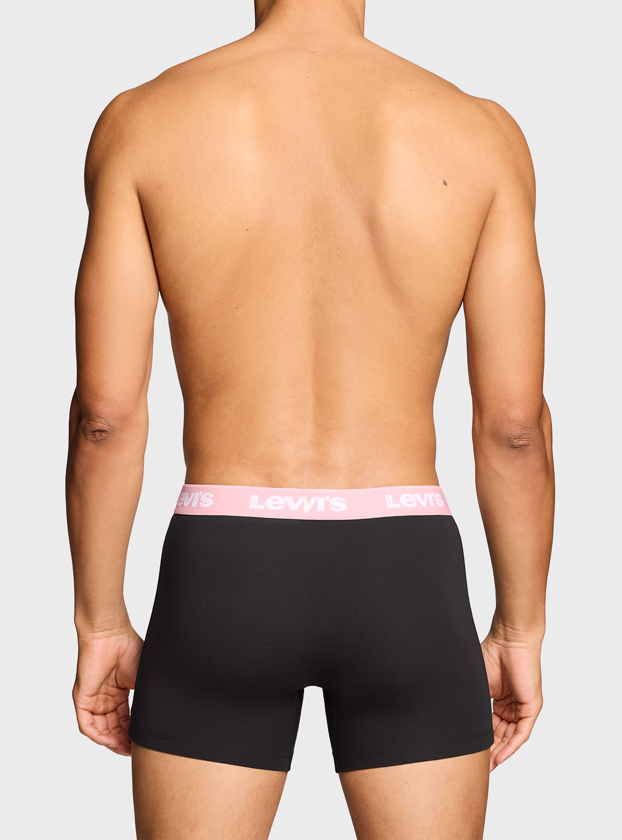 Levis 3-Pack Repeat Logo Boxer Briefs - Black