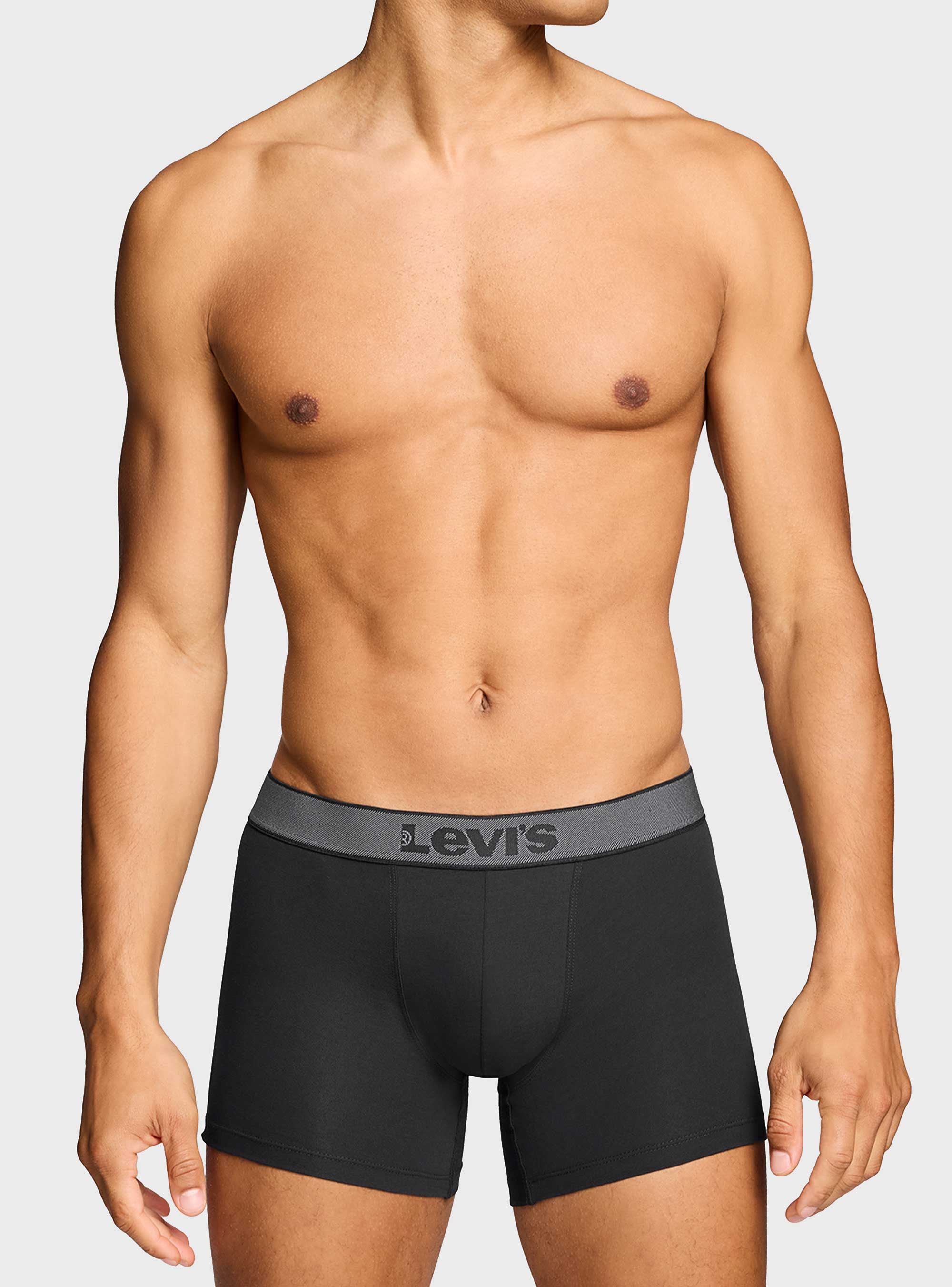 Levis 2-Pack Twill Boxer Briefs - Black