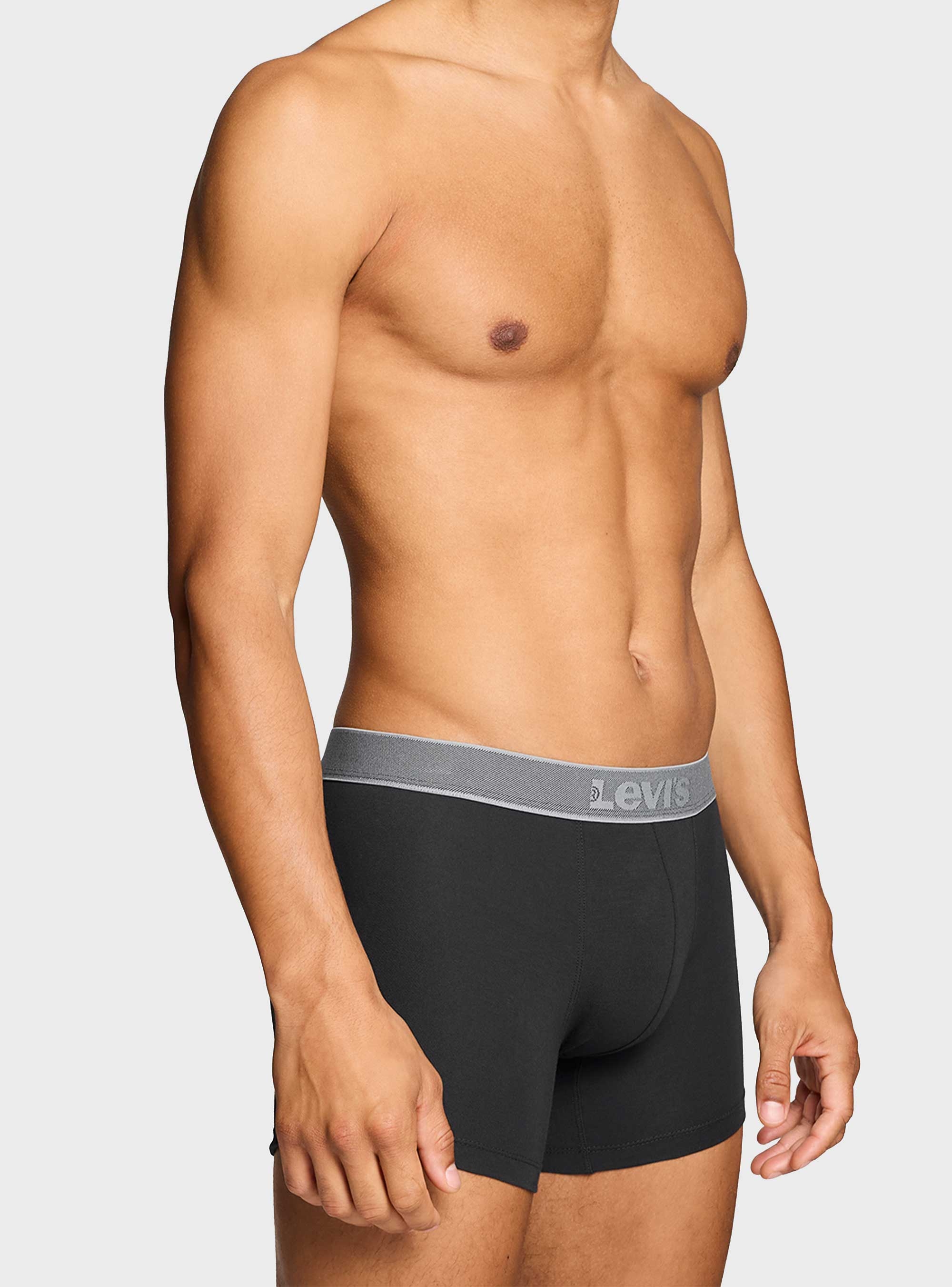 Levis 2-Pack Twill Boxer Briefs - Black