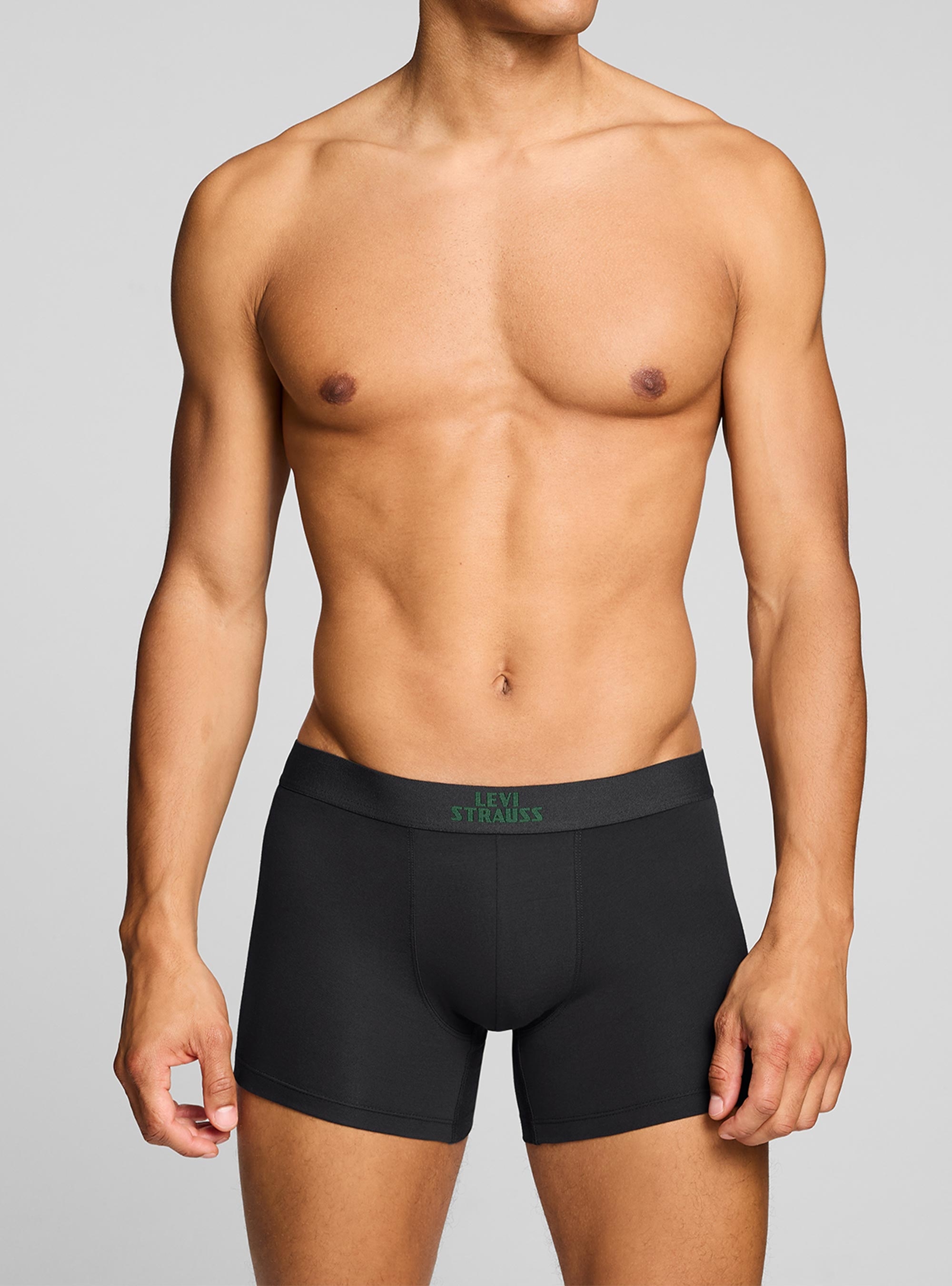 Levis 2-Pack Newapaper Boxer Briefs - Black