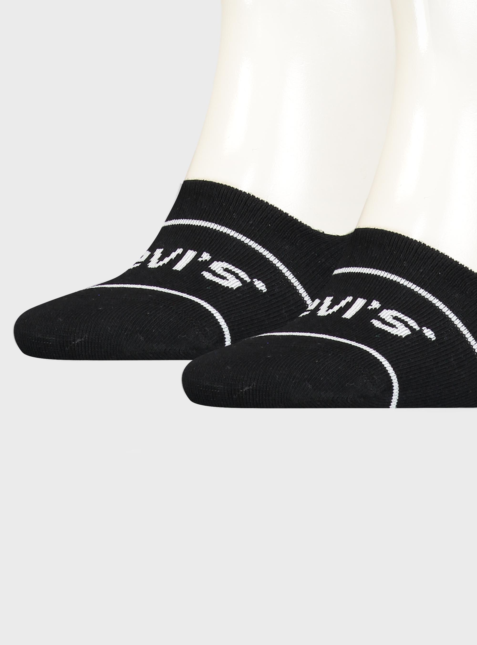 Levis 2-Pack Low Rise Sport Socks - Black