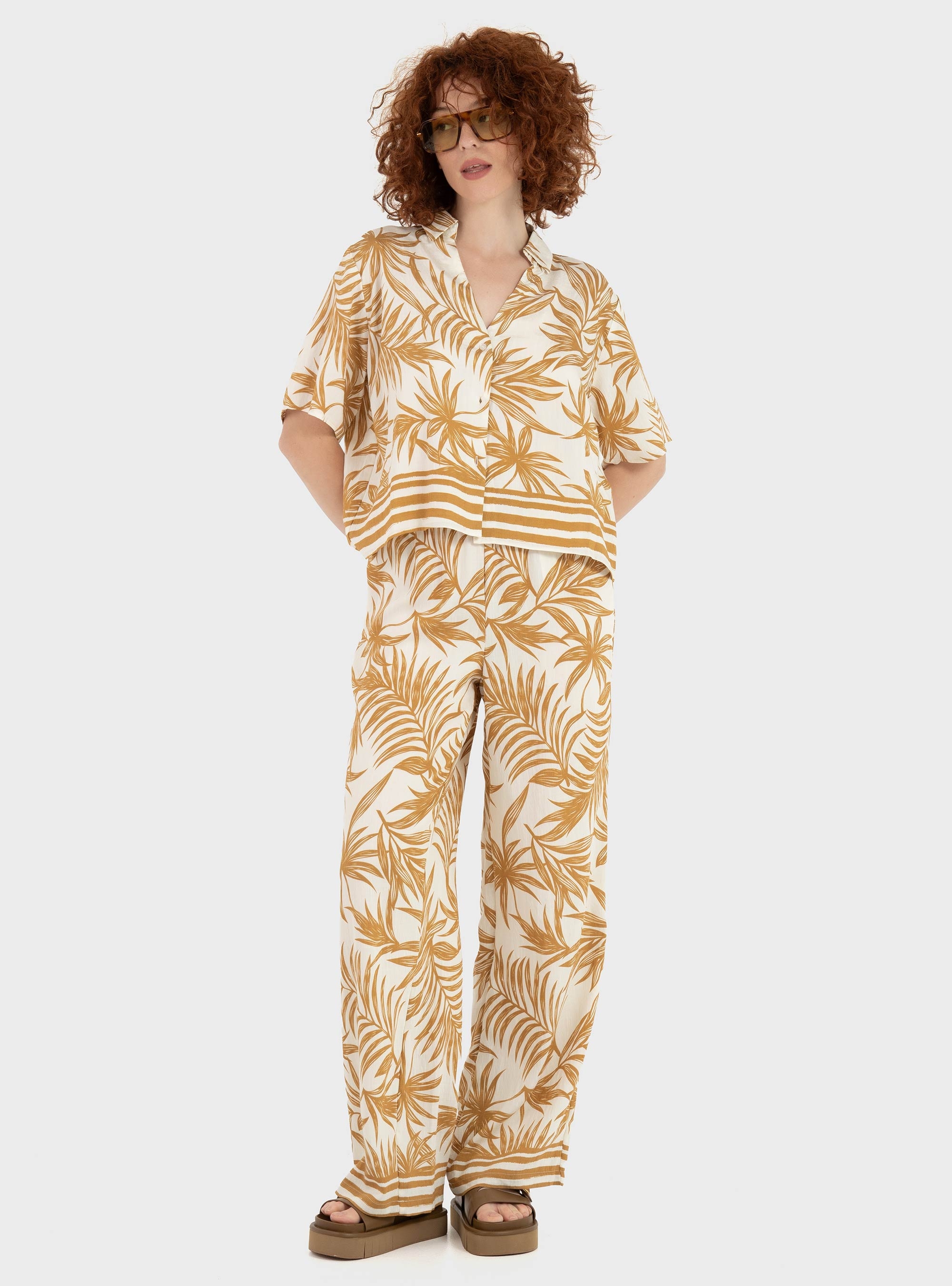 Only Izzy Pull Up Pants - Printed