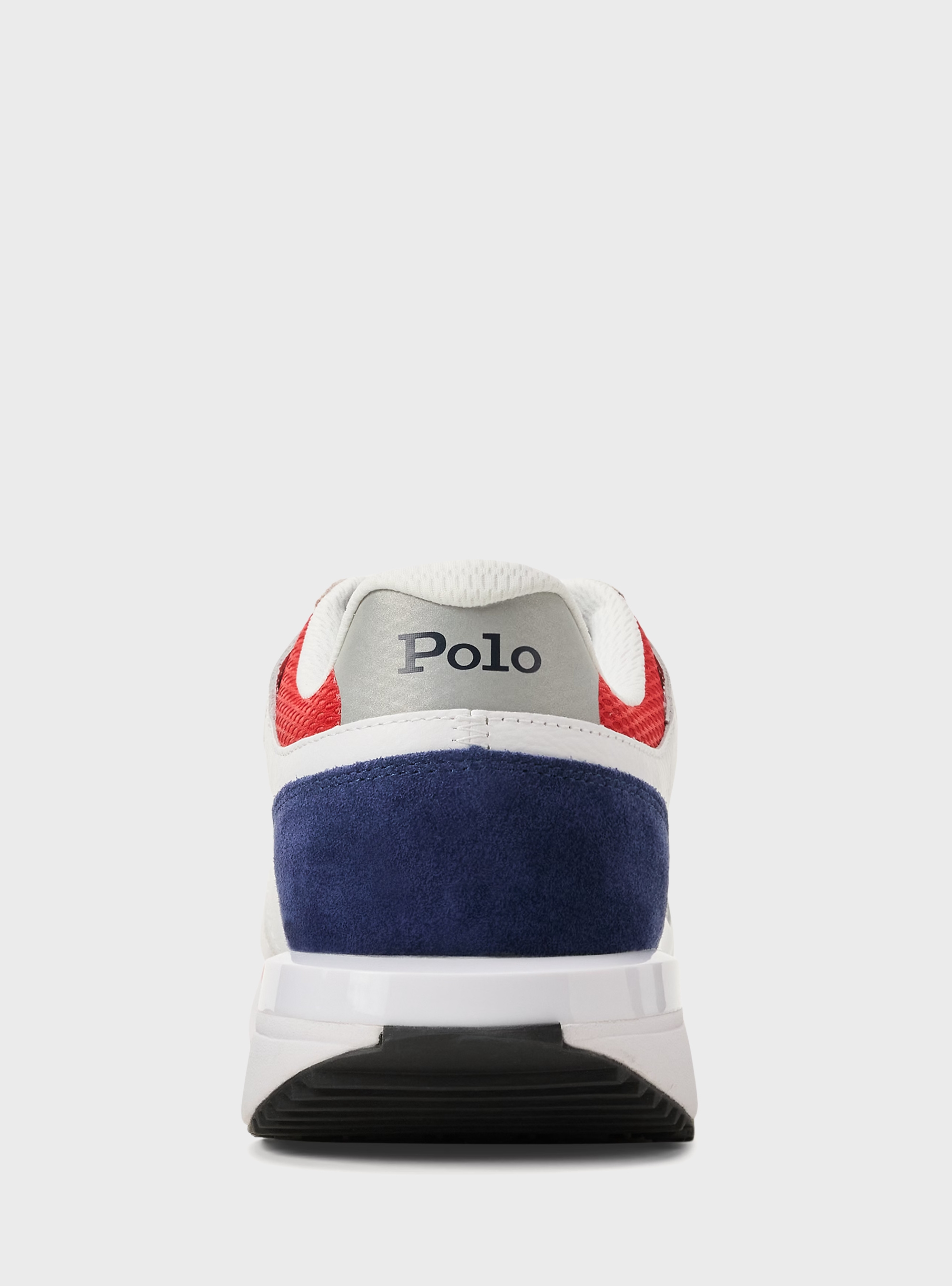 Polo Ralph Lauren Train 89 V2 Suede-Panelled Trainers - White