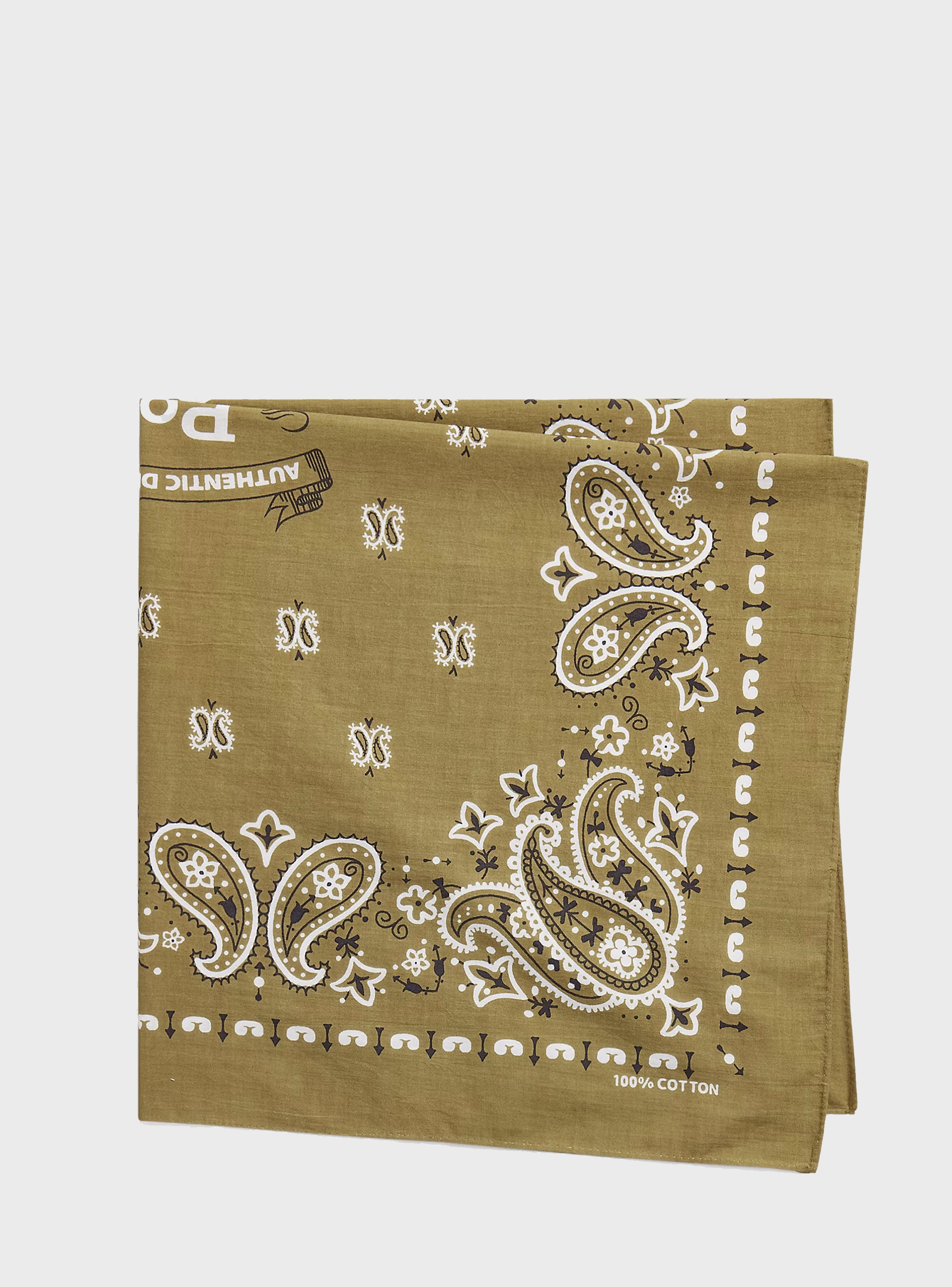 Polo Ralph Lauren Logo Cotton Bandanna - Beige