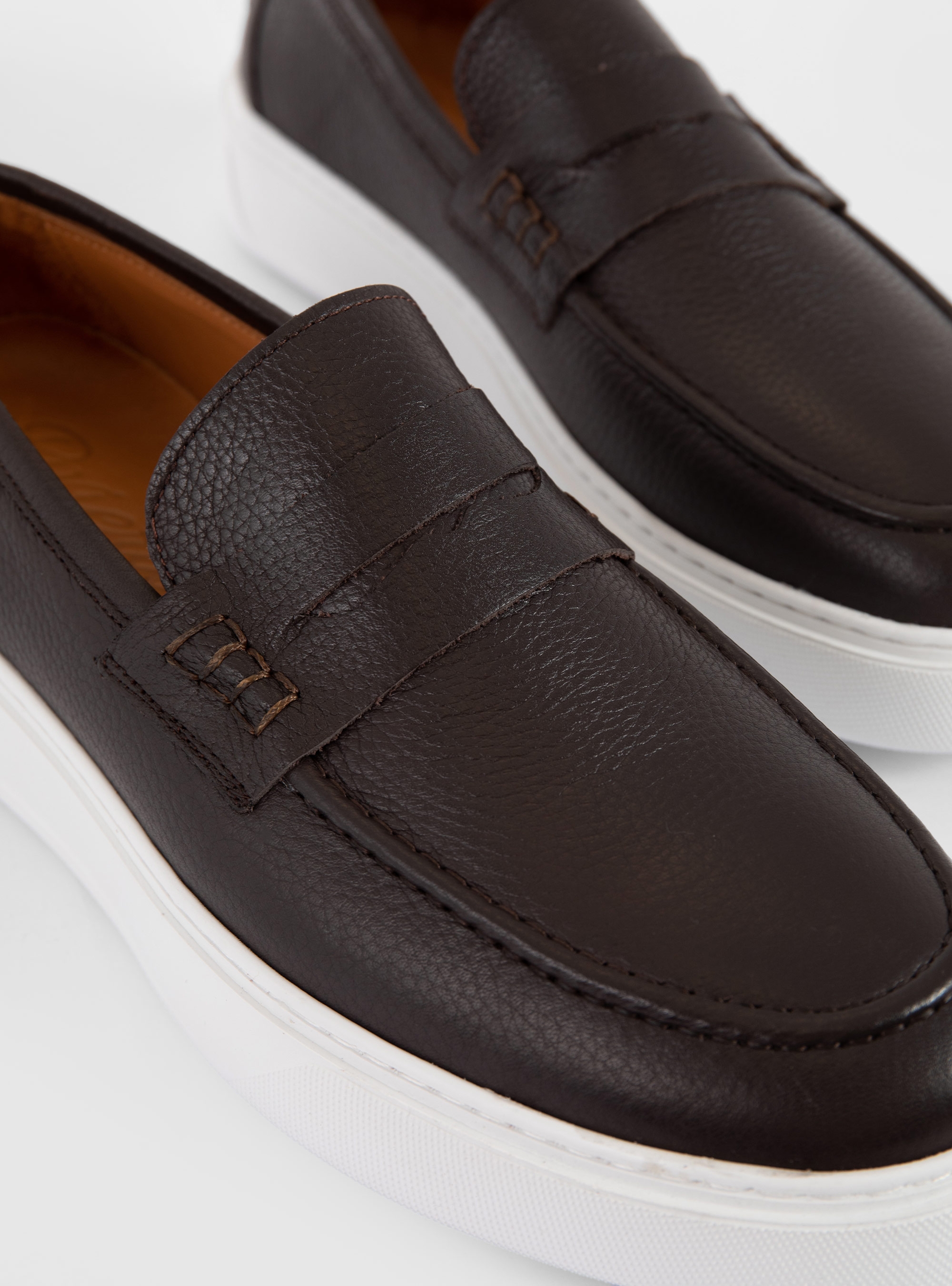 Riviera Penny Loafers - Dark Brown