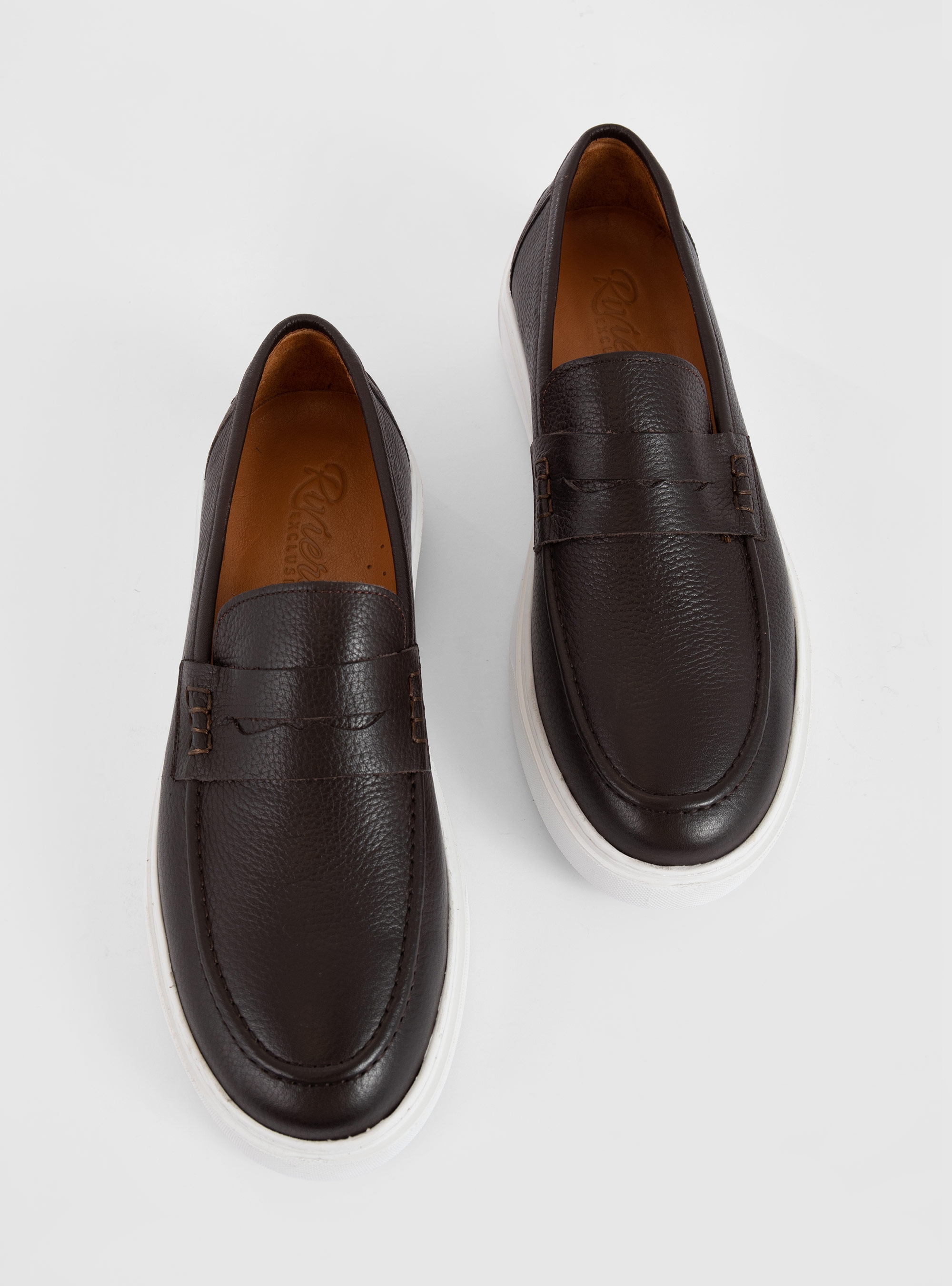 Riviera Penny Loafers - Dark Brown