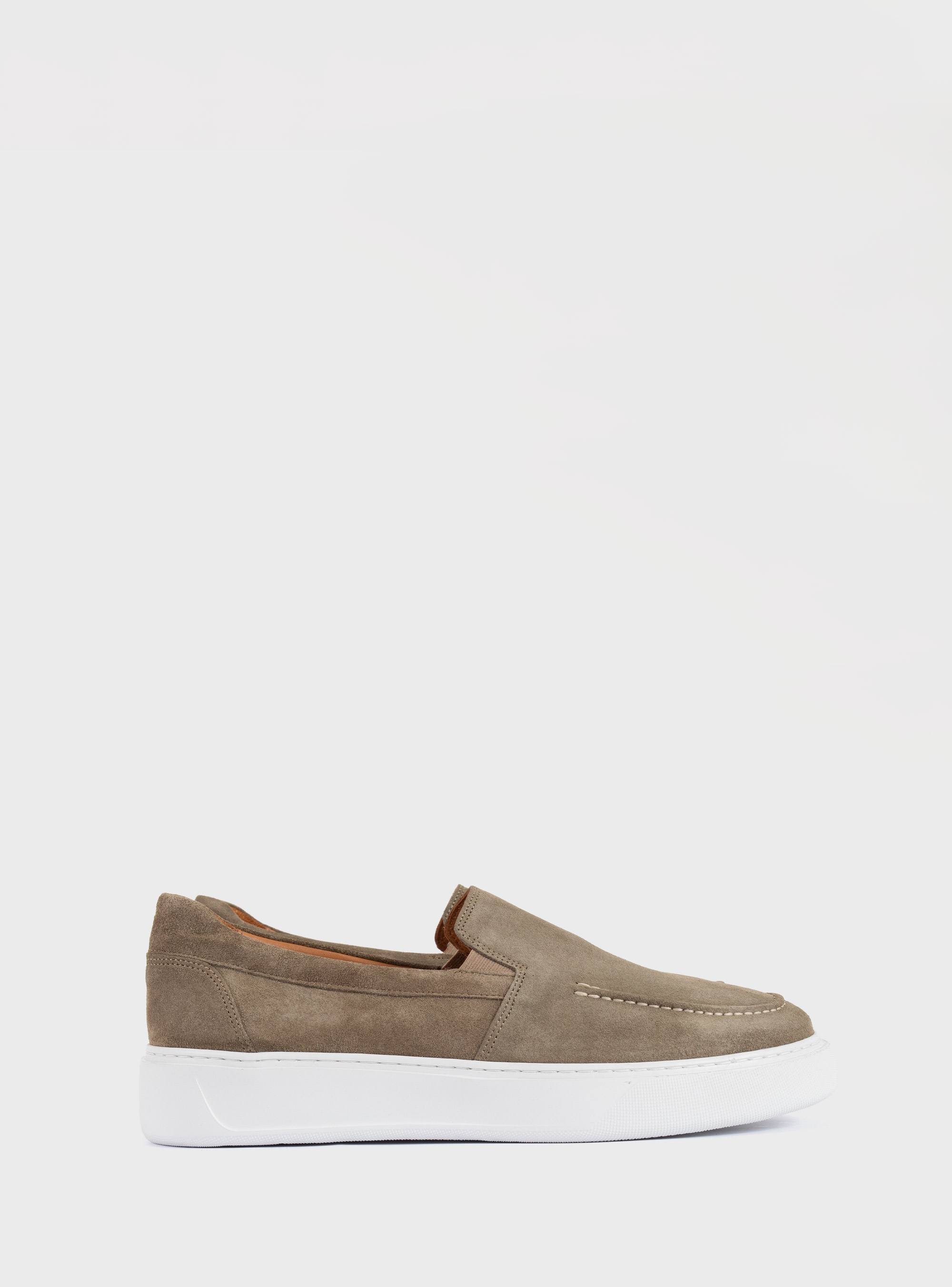 Riviera Suede Loafers - Beige