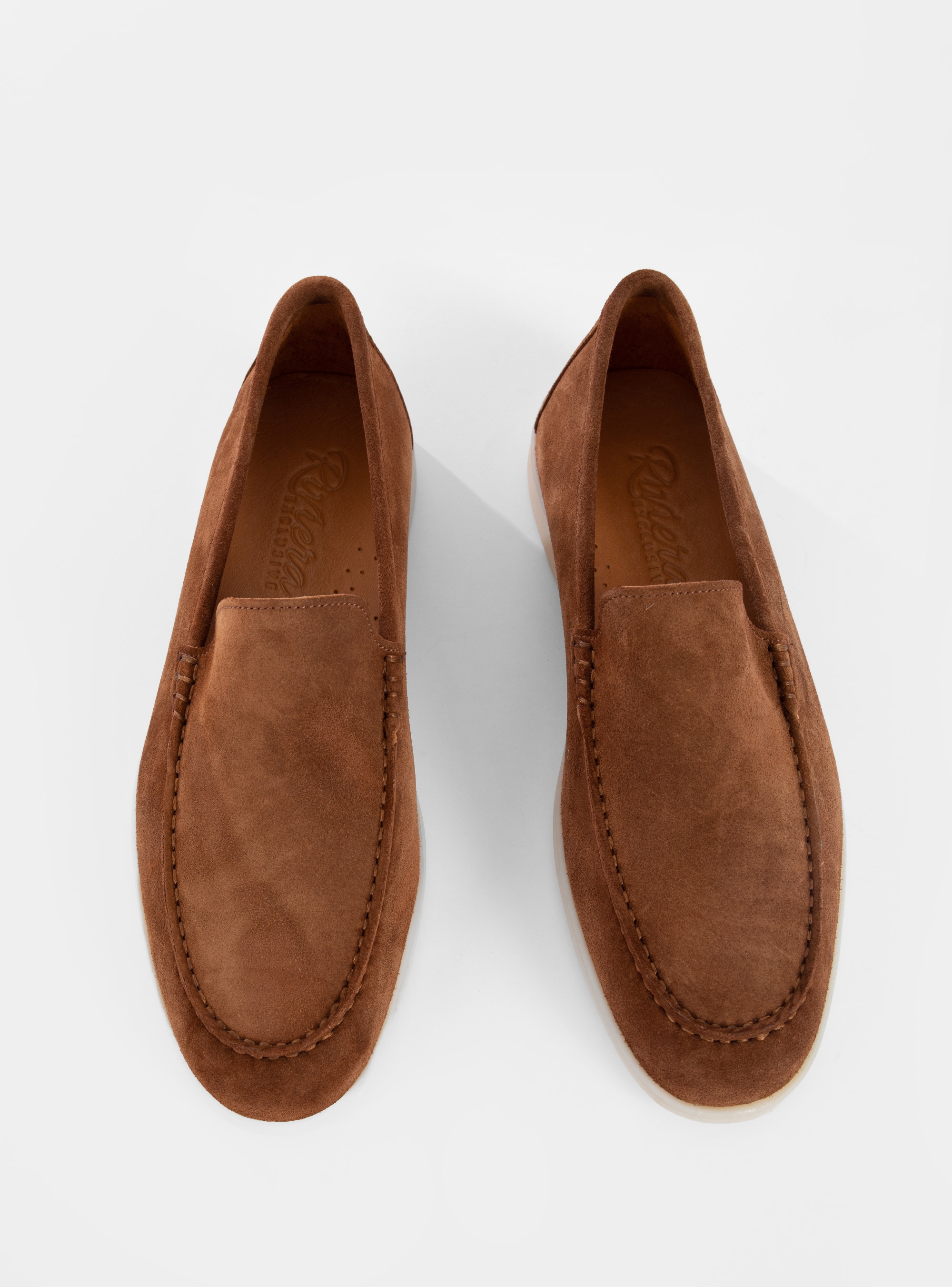 Riviera Suede Loafers - Rust