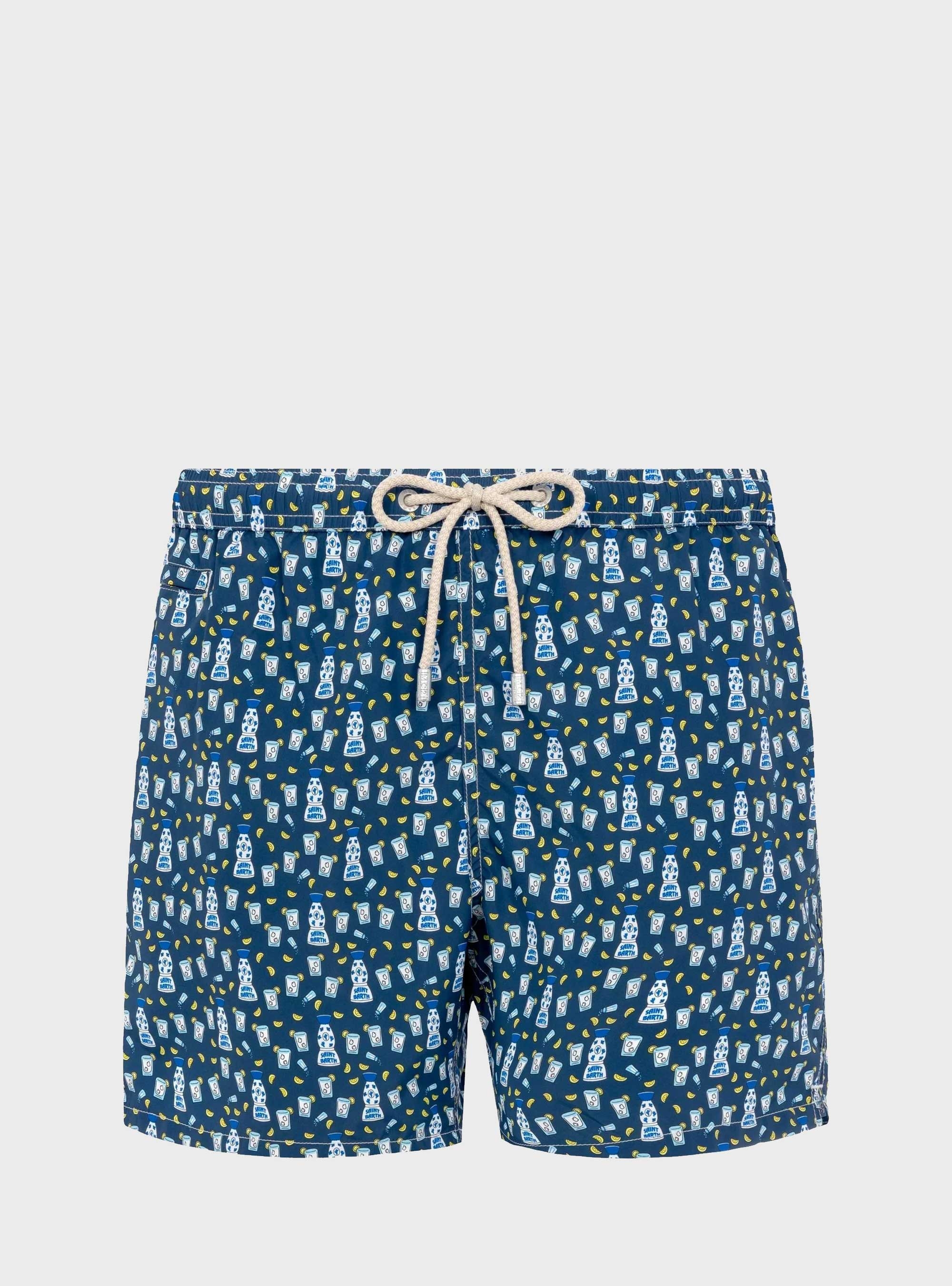 MC2 Saint Barth Lighting Micro Fantasy Swimshorts Tequila Classic 61 - Blue