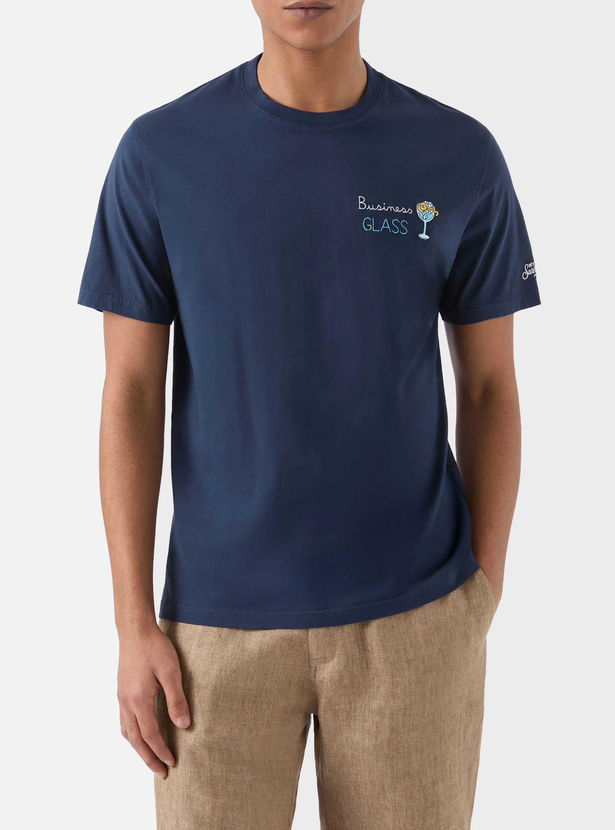 MC2 Saint Barth Portofino T-Shirt Business Class 61  - Dark Blue