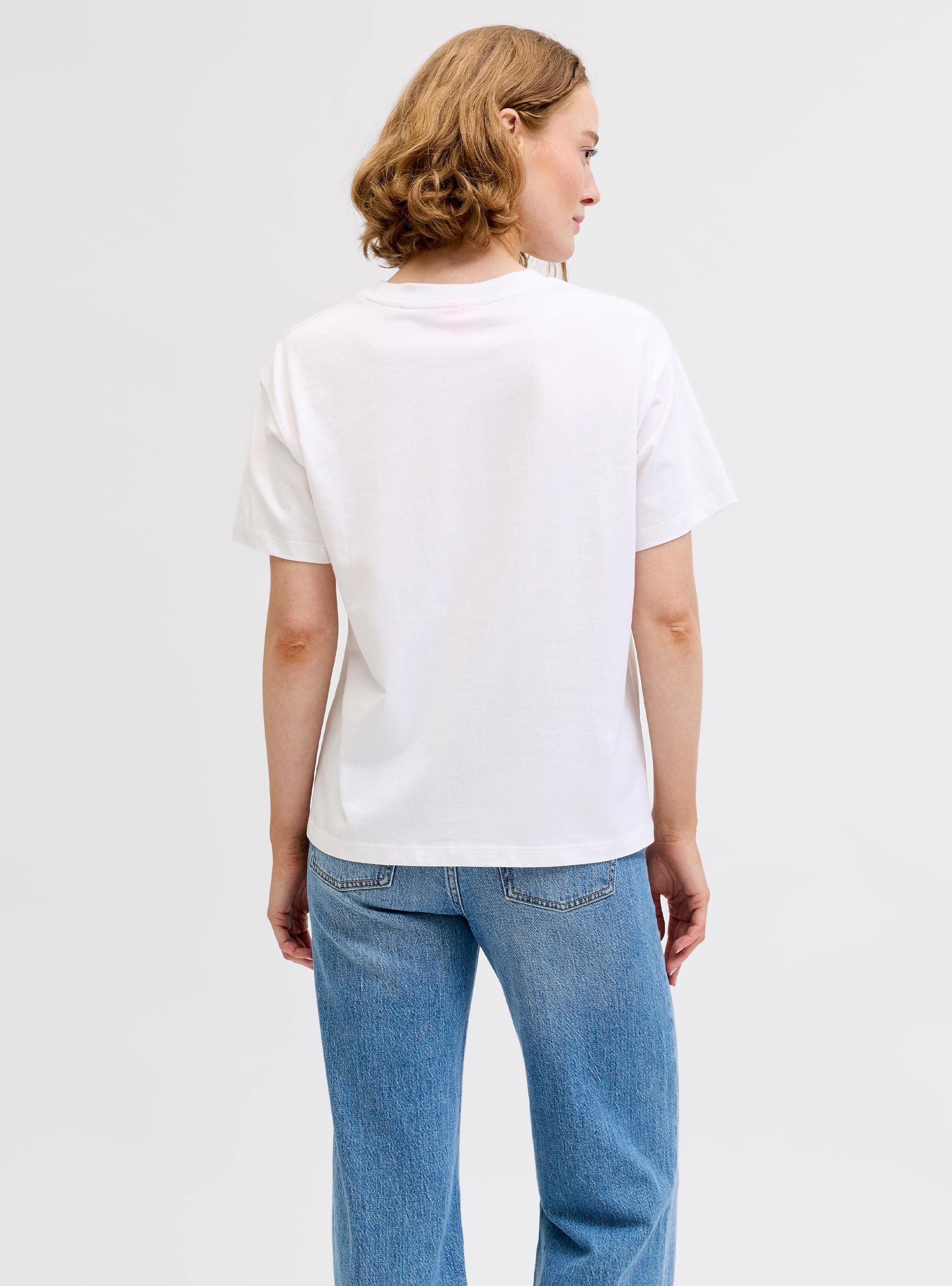 JJXX Collage Relaxed Print Tee - Yellow