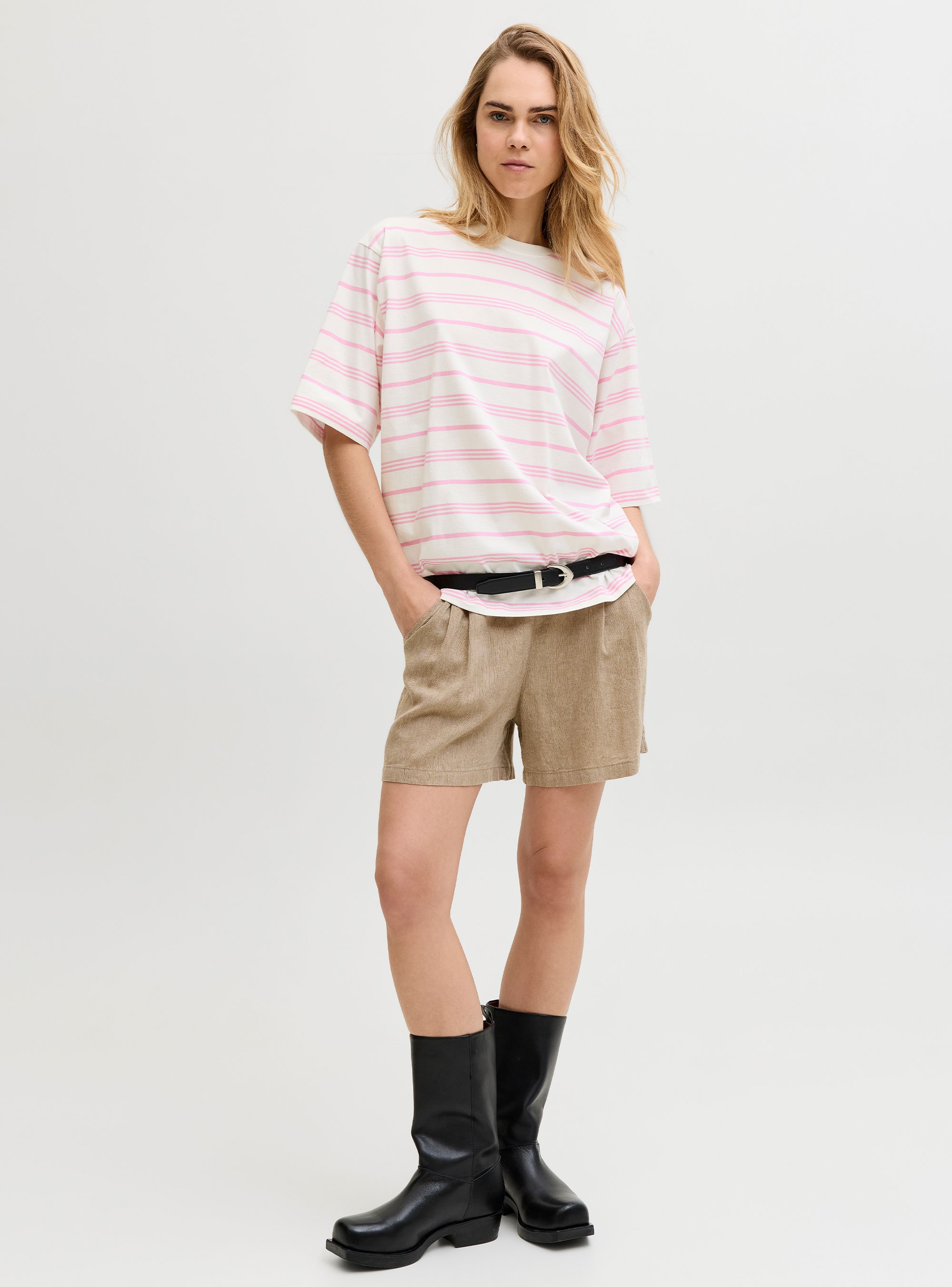 JJXX Raya Loose Tee - Pink