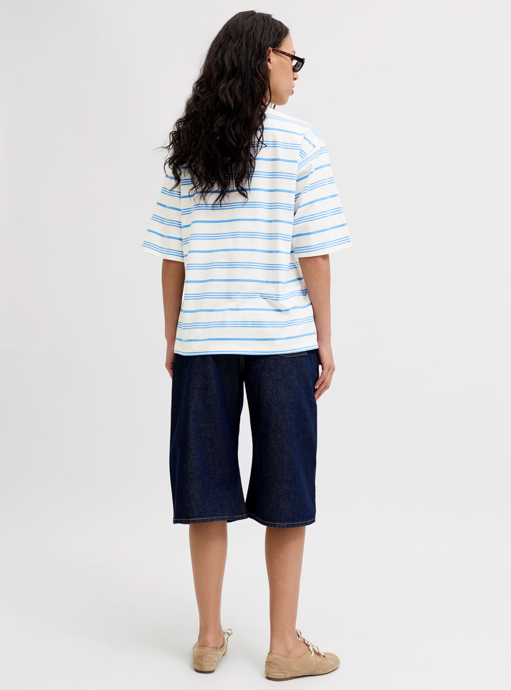 JJXX Raya Loose Tee - Sky Blue