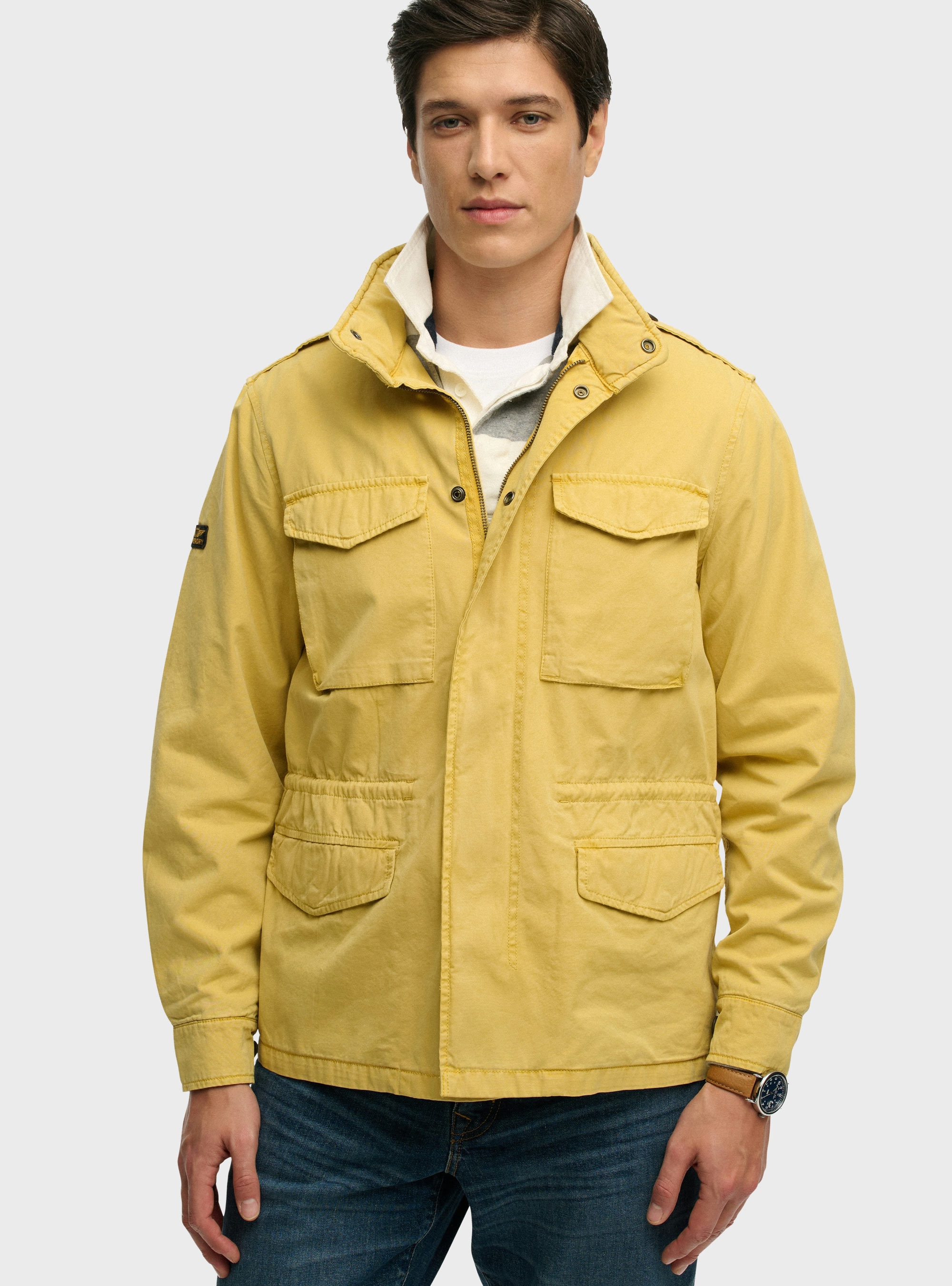 Superdry Cotton M65 Jacket - Yellow