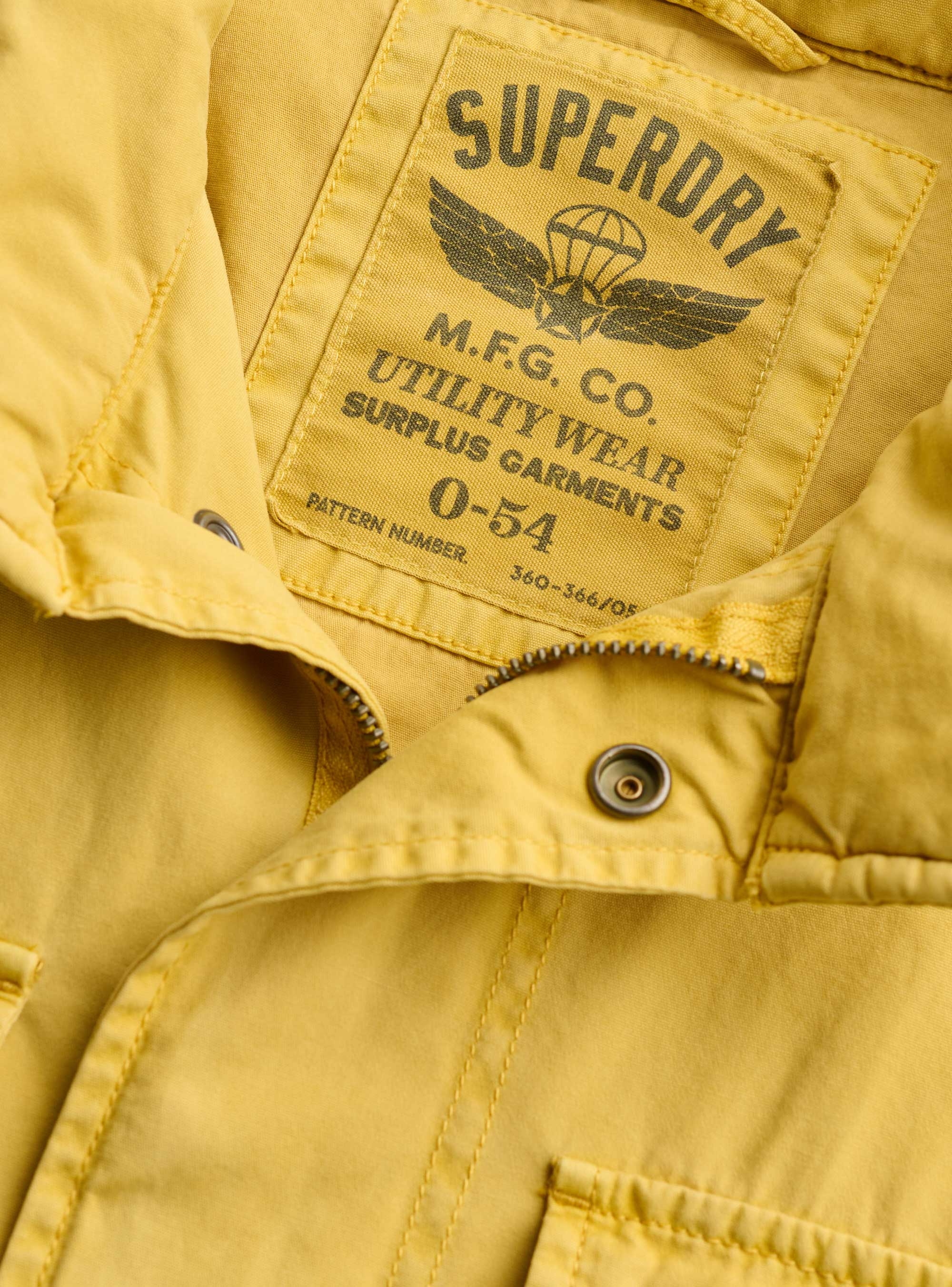 Superdry Cotton M65 Jacket - Yellow