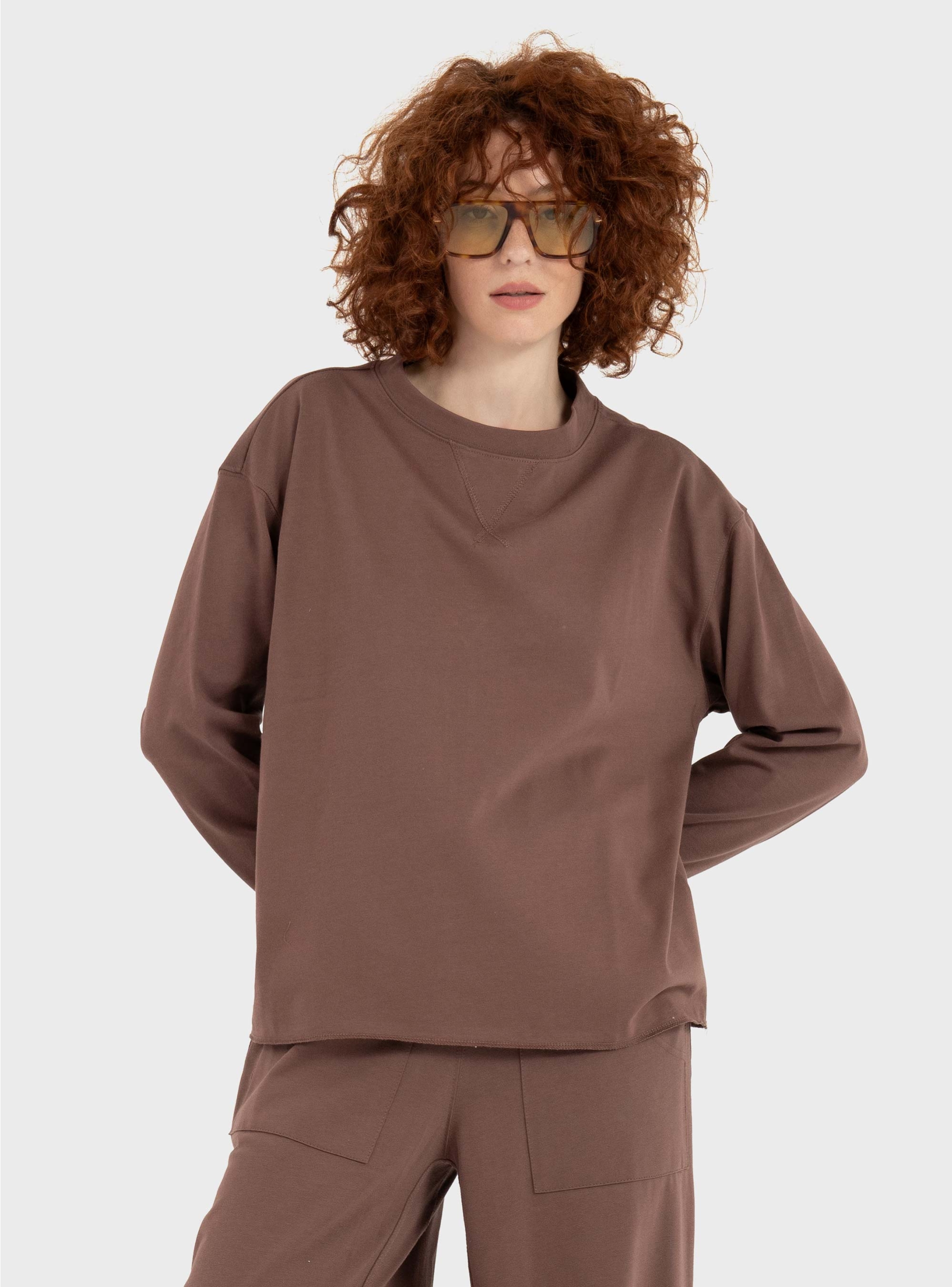 Four Minds Relaxed Fit Sweater - Brown