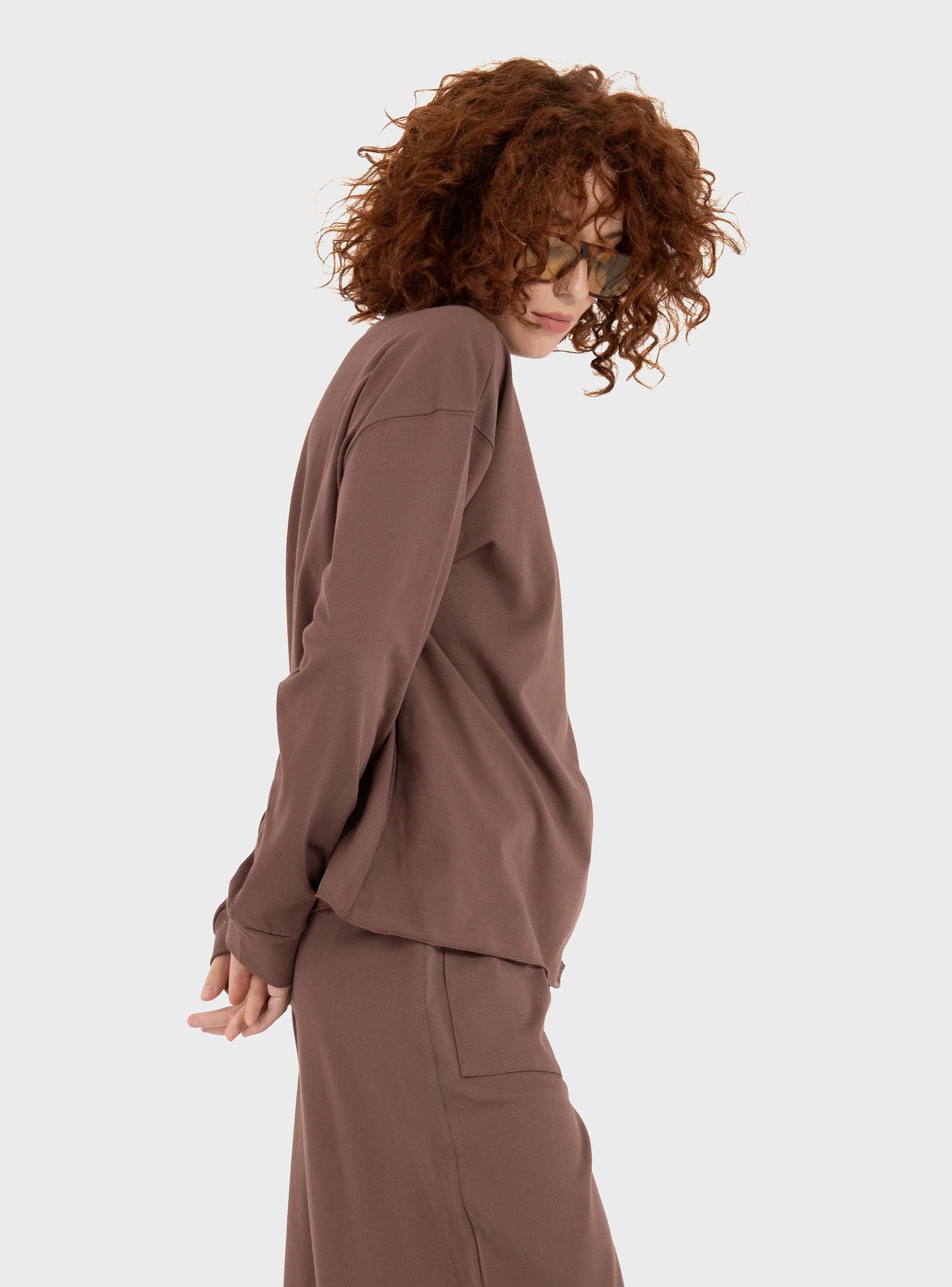 Four Minds Relaxed Fit Sweater - Brown