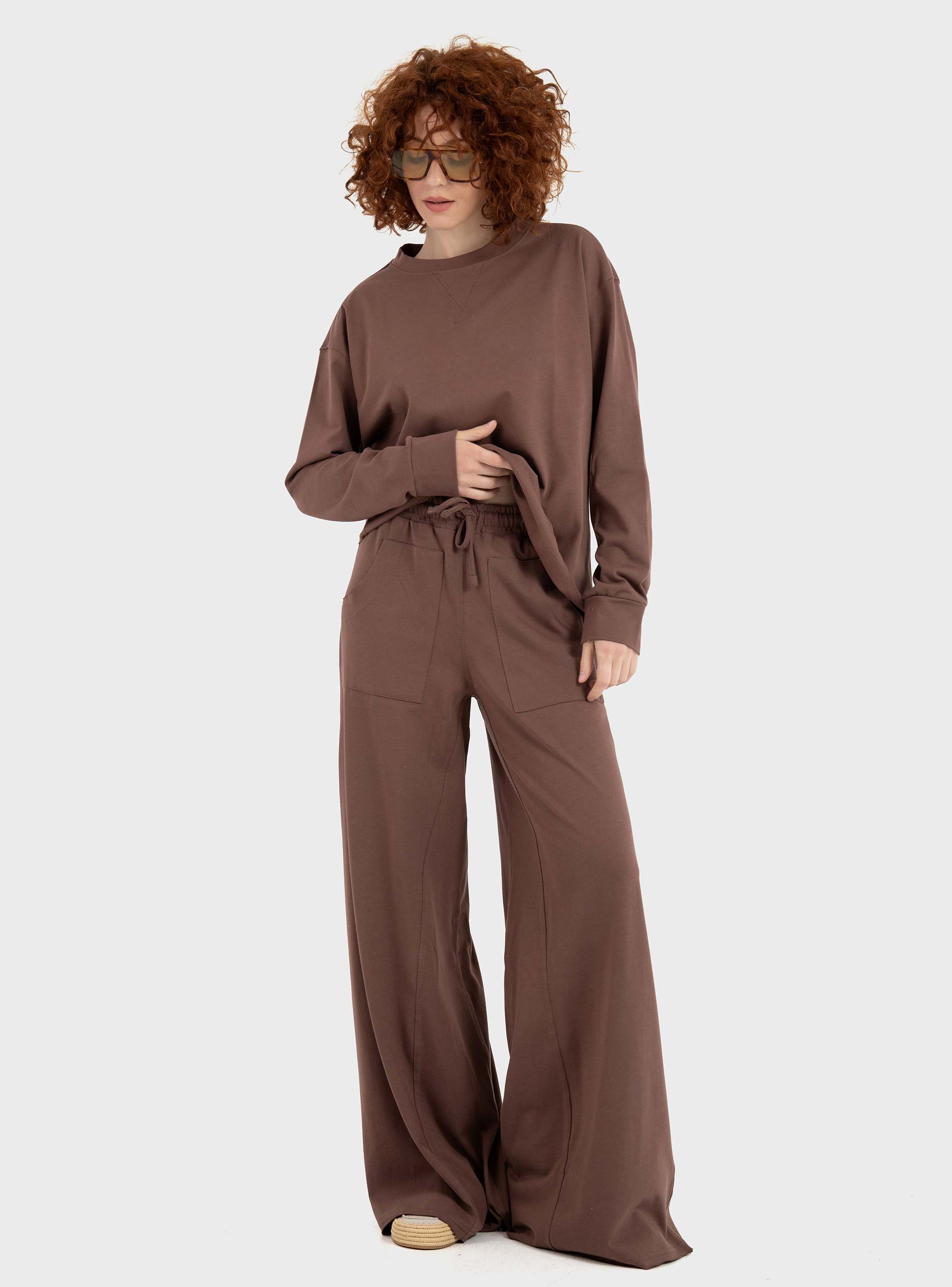 Four Minds Relaxed Fit Sweater - Brown
