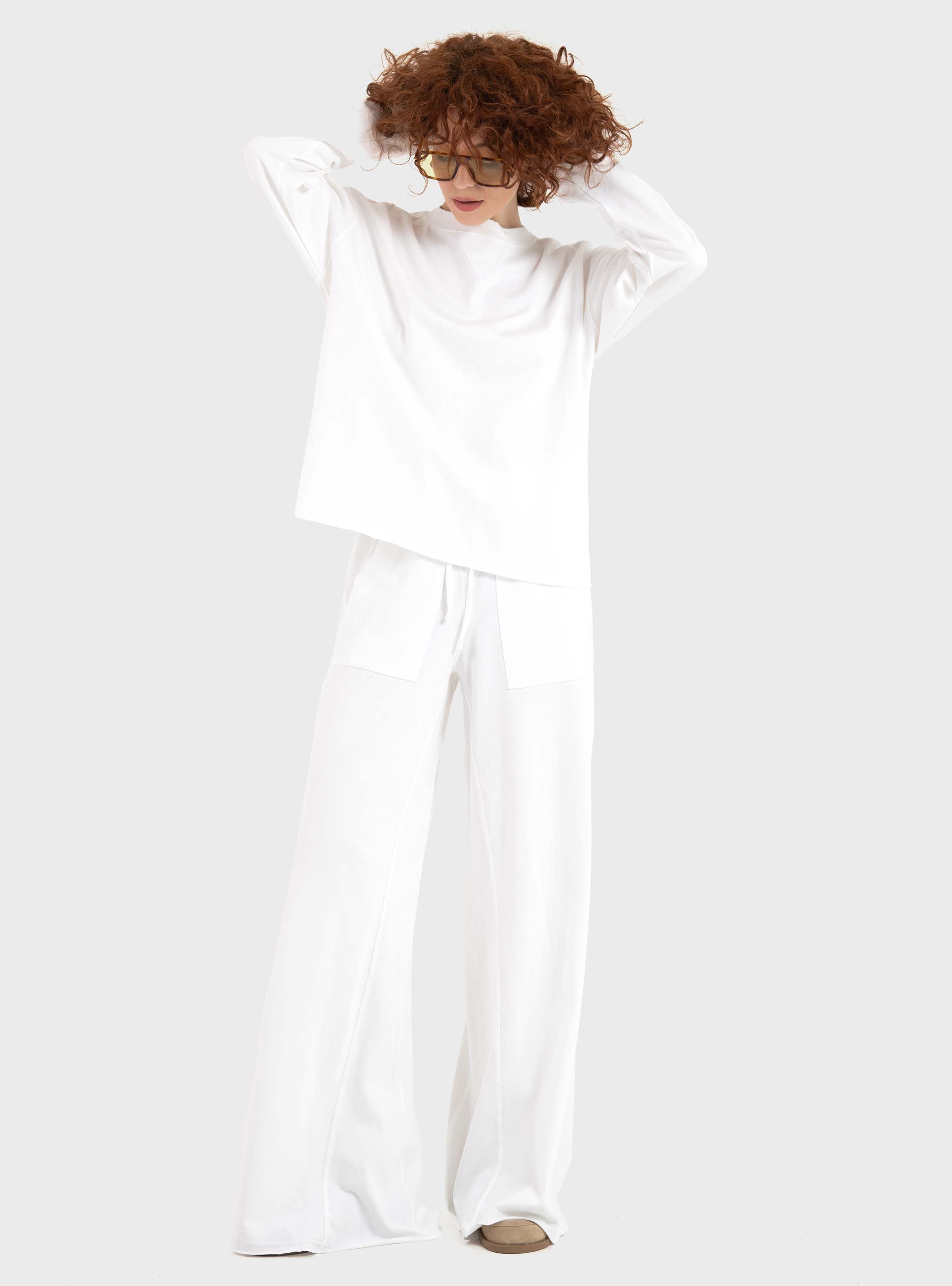 Four Minds Relaxed Fit Sweater - White