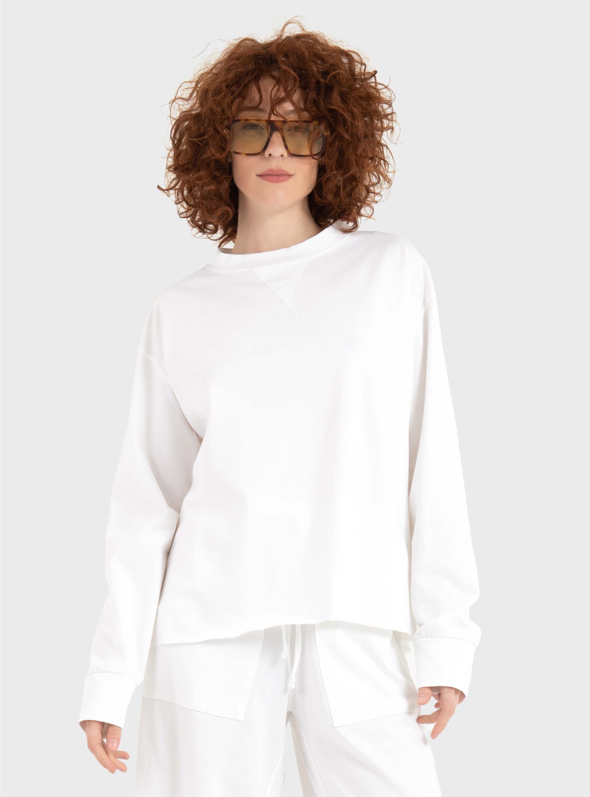 Four Minds Relaxed Fit Sweater - White