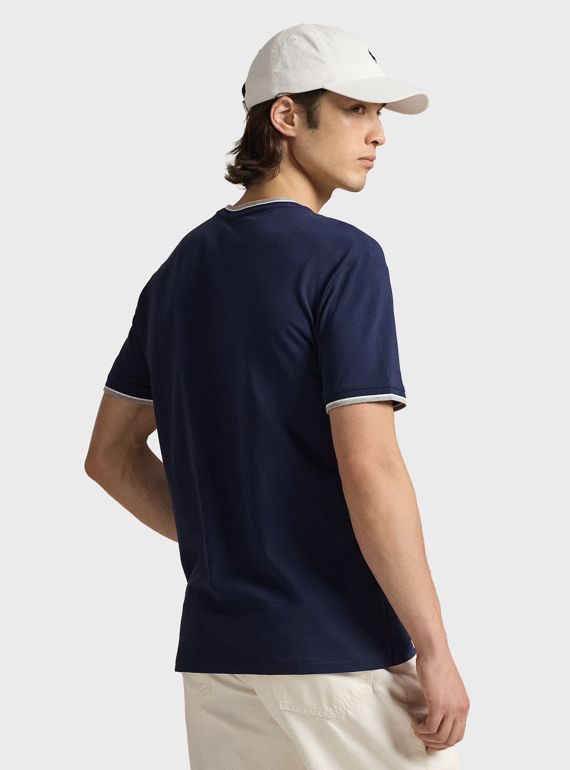 Polo Ralph Lauren Classic Fit Stretch Mesh T-Shirt - Navy