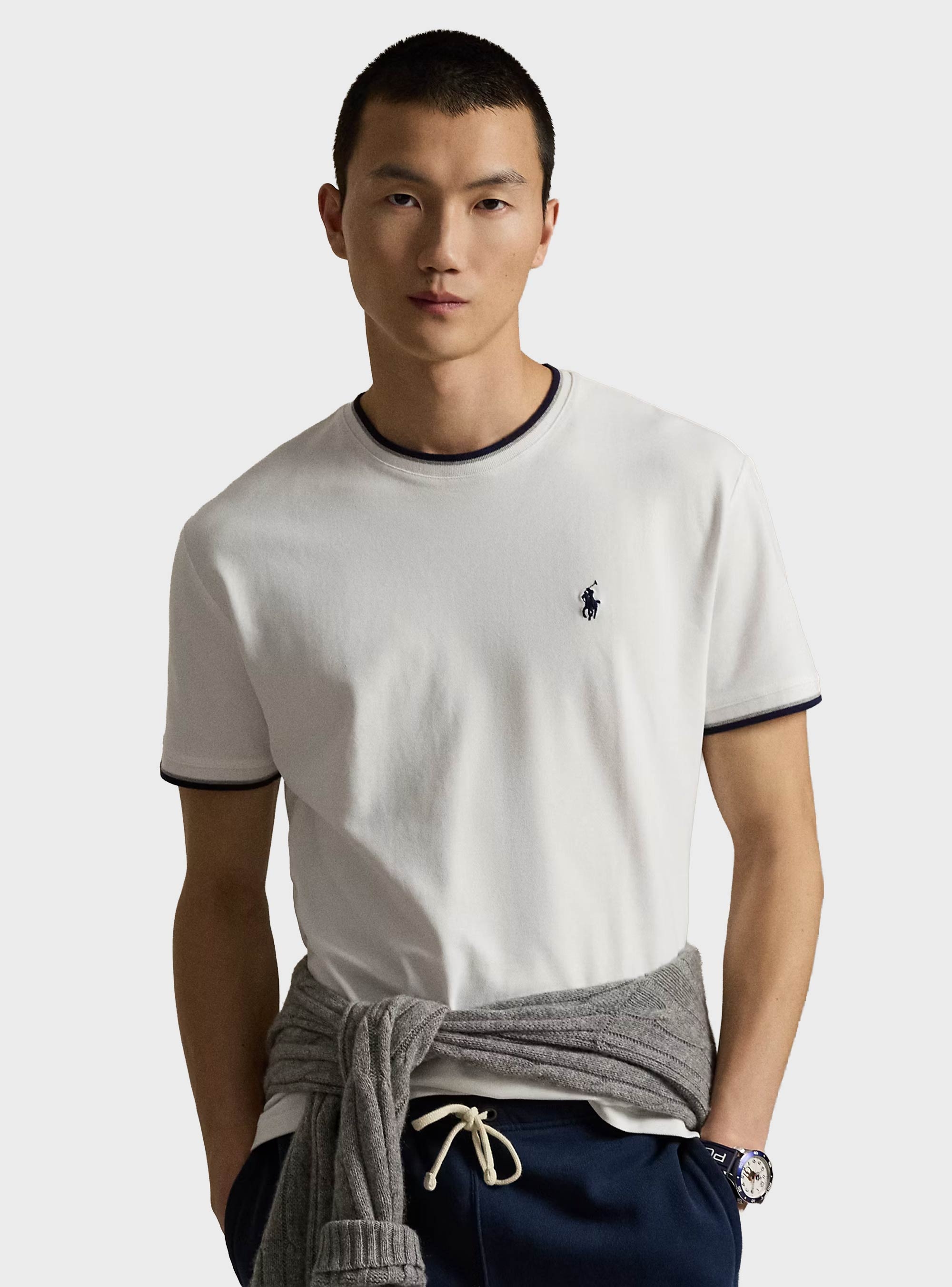 Polo Ralph Lauren Classic Fit Stretch Mesh T-Shirt - White