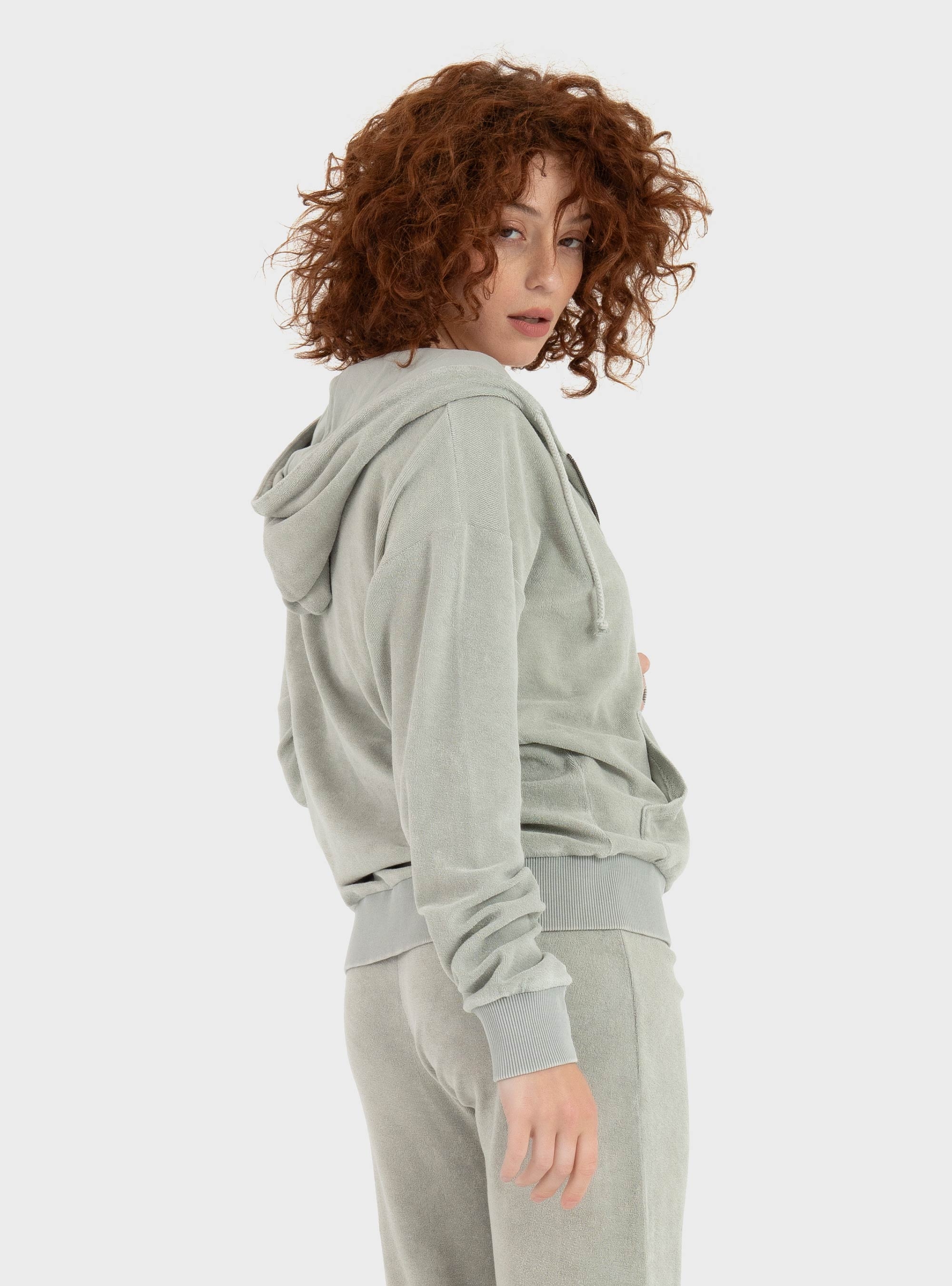 Dirty Laundry Terry Towel Fullzip - Beige