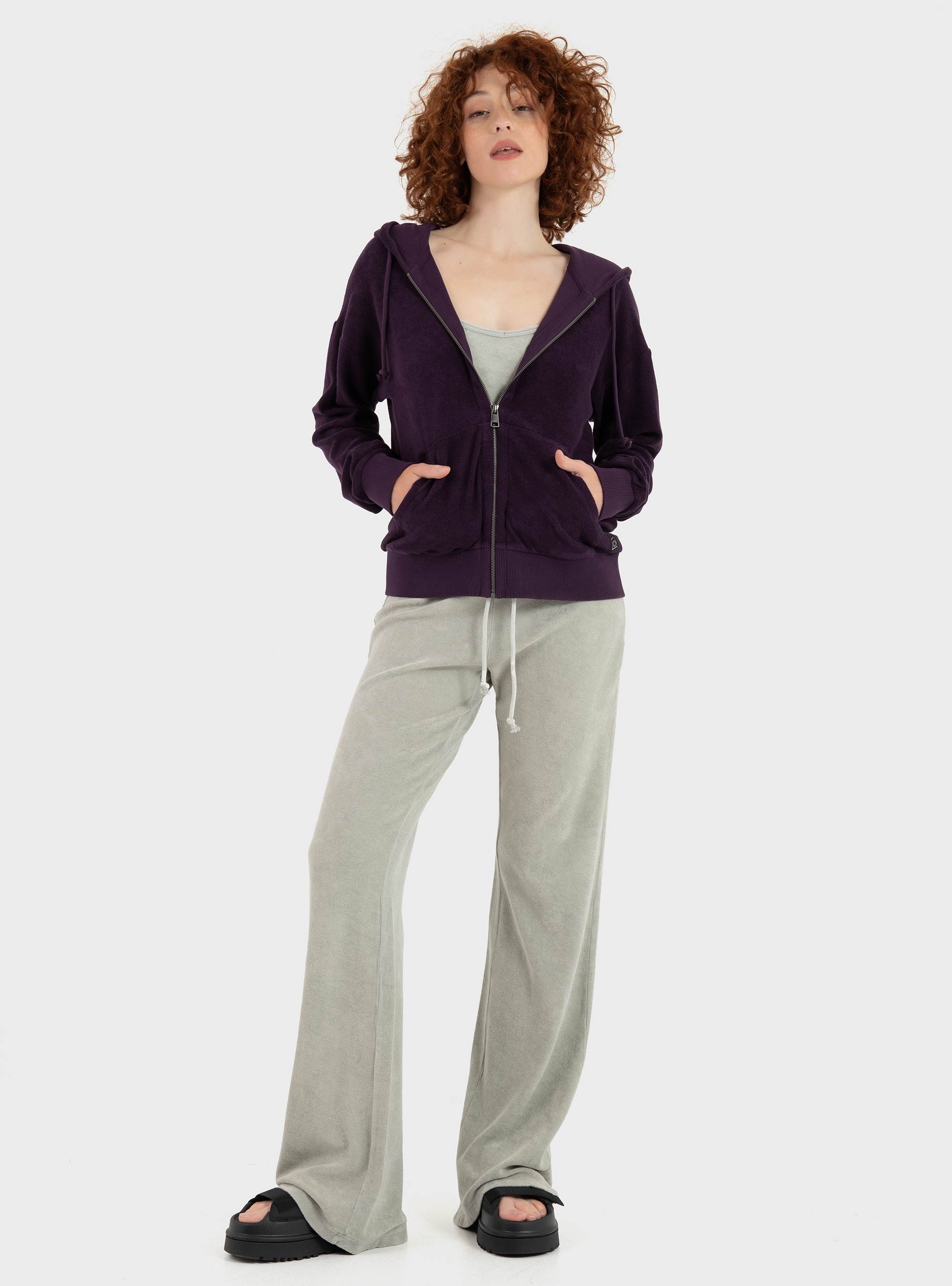 Dirty Laundry Terry Towel Fullzip - Purple