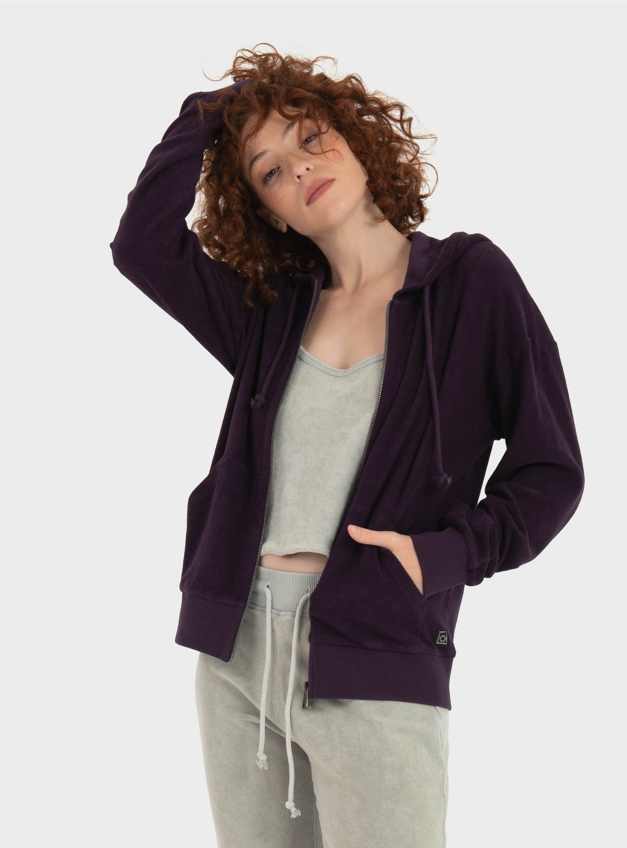 Dirty Laundry Terry Towel Fullzip - Purple
