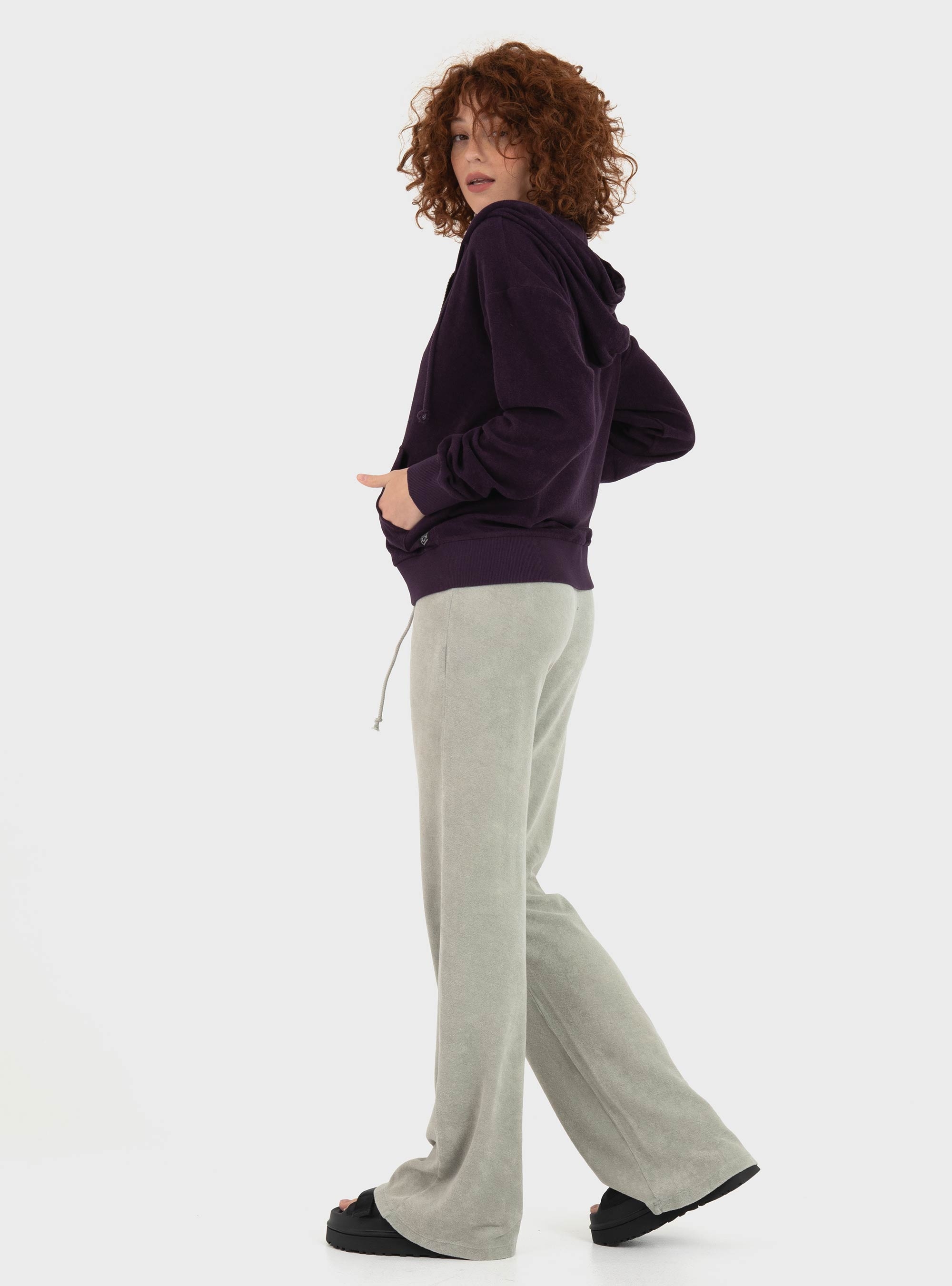 Dirty Laundry Terry Towel Fullzip - Purple