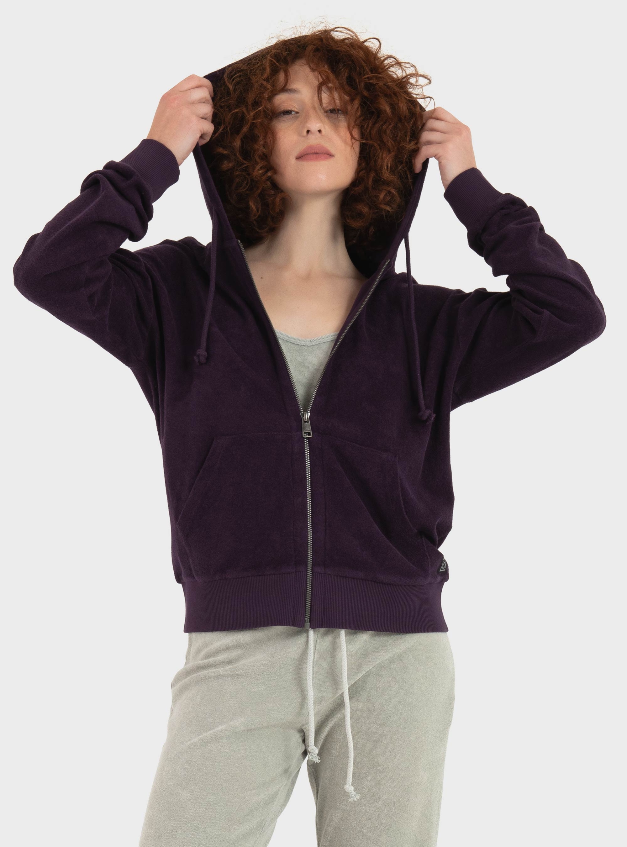 Dirty Laundry Terry Towel Fullzip - Purple