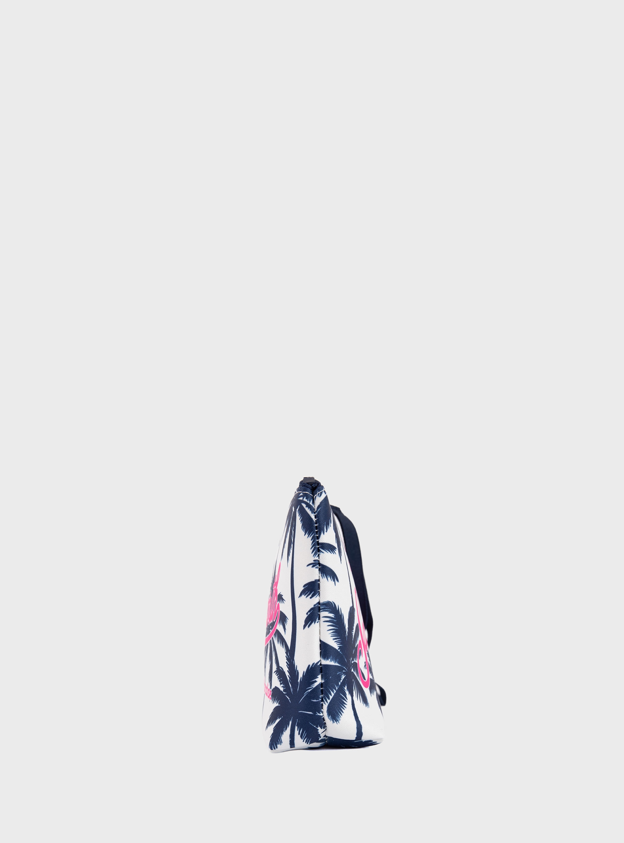 MC2 Saint Barth Aline scuba pouch with parlms allover - Blue