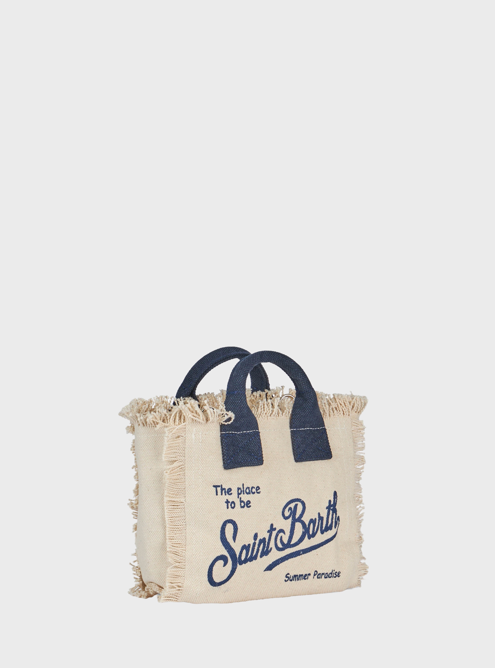 MC2 Saint Barth Canvas Mini Vanity Bag - White
