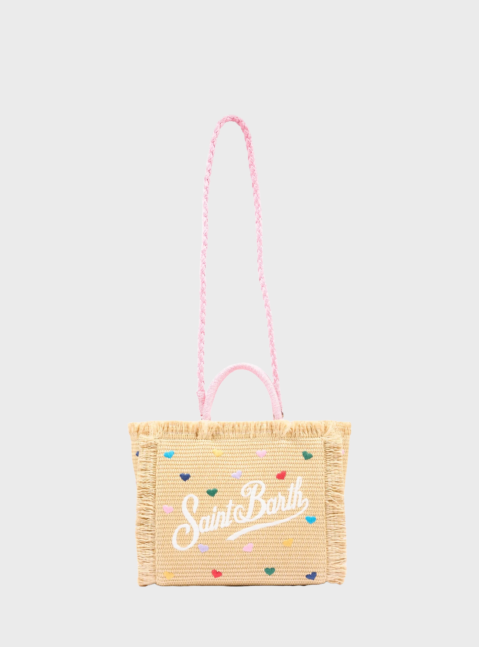 MC2 Saint Barth Canvas Mini Vanity Bag Hearts - Multi Colors