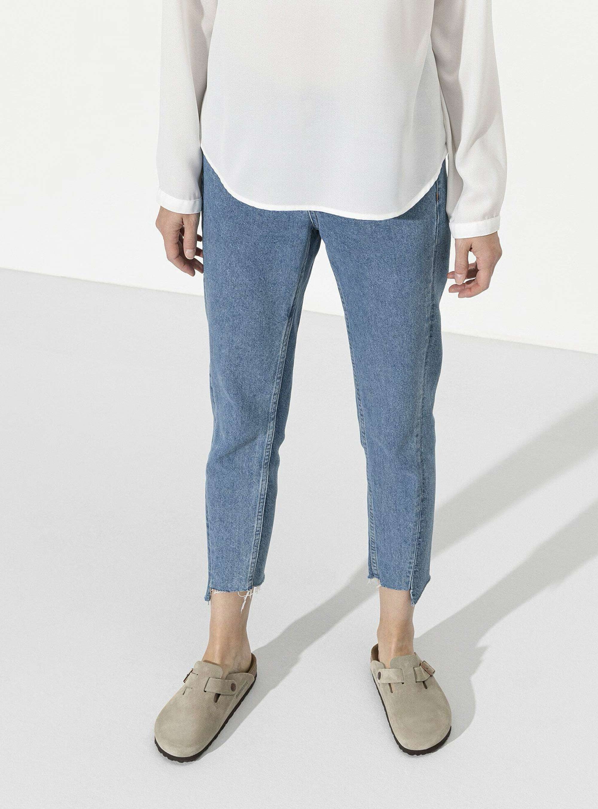 Birkenstock Boston Soft Footbed Regular Fit Sandals - Taupe