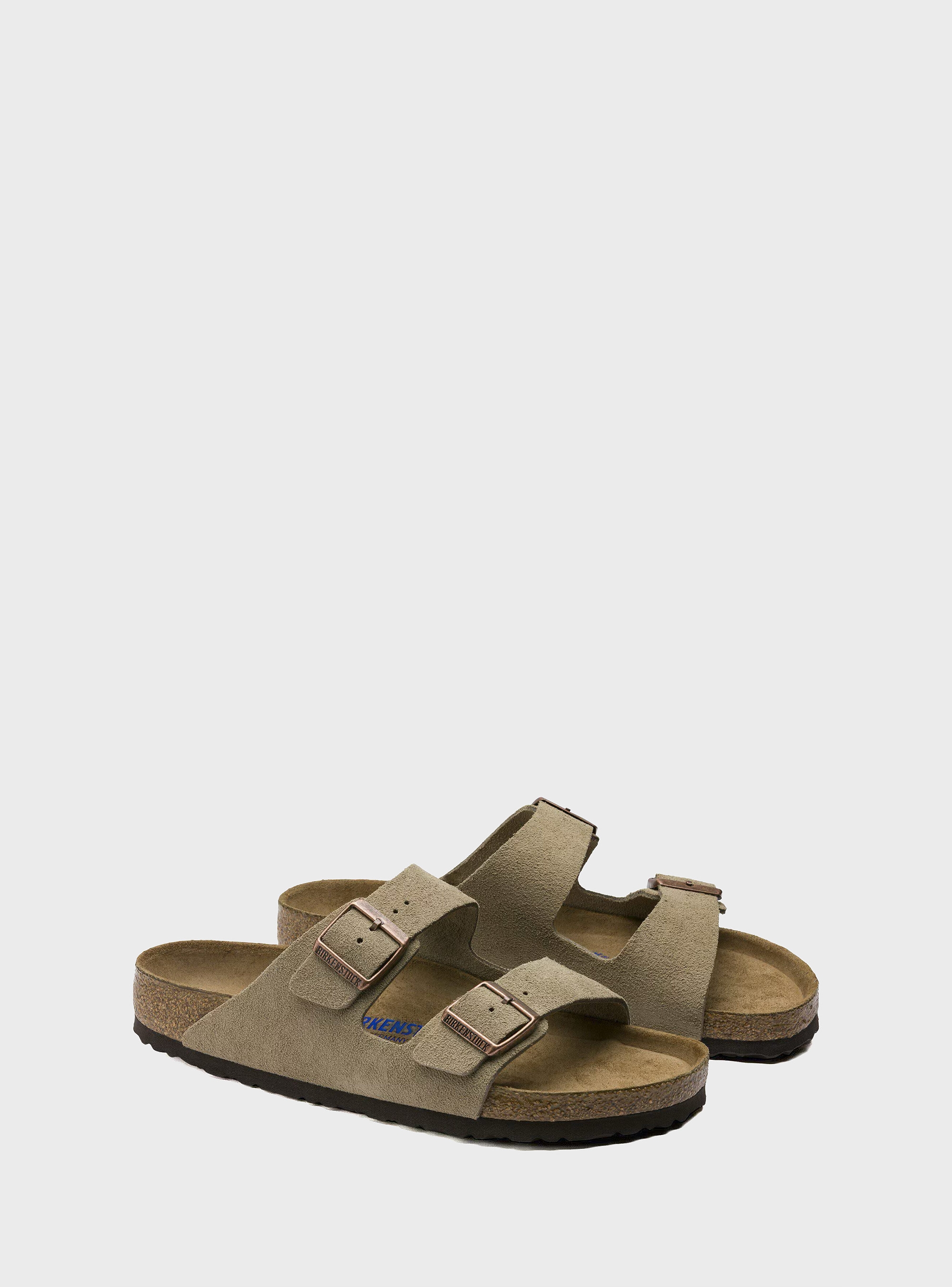 Birkenstock Arizona Soft Footbed Regular Fit Sanadls - Taupe