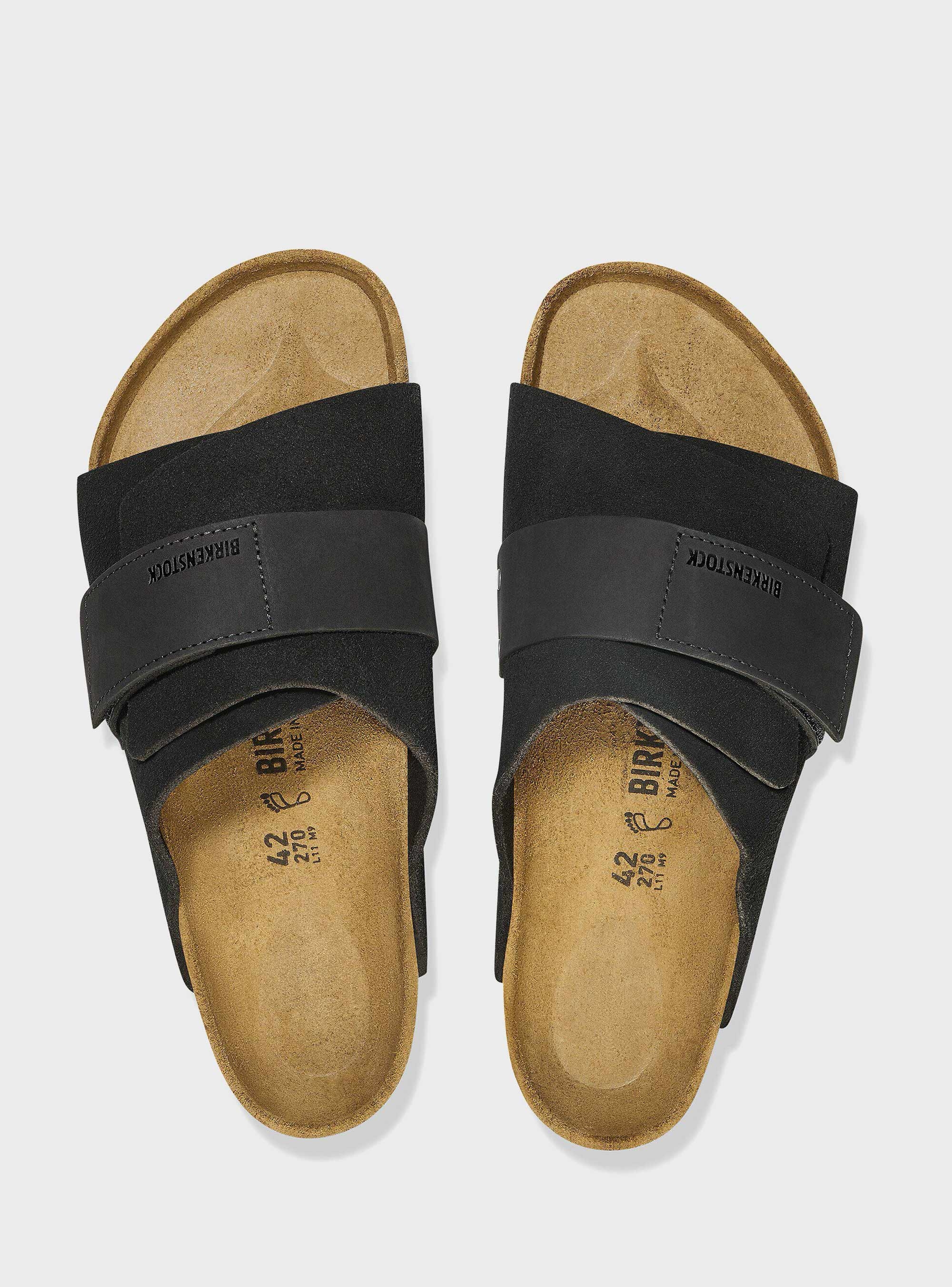 Birkenstock Kyoto Regular Fit Sandals - Black