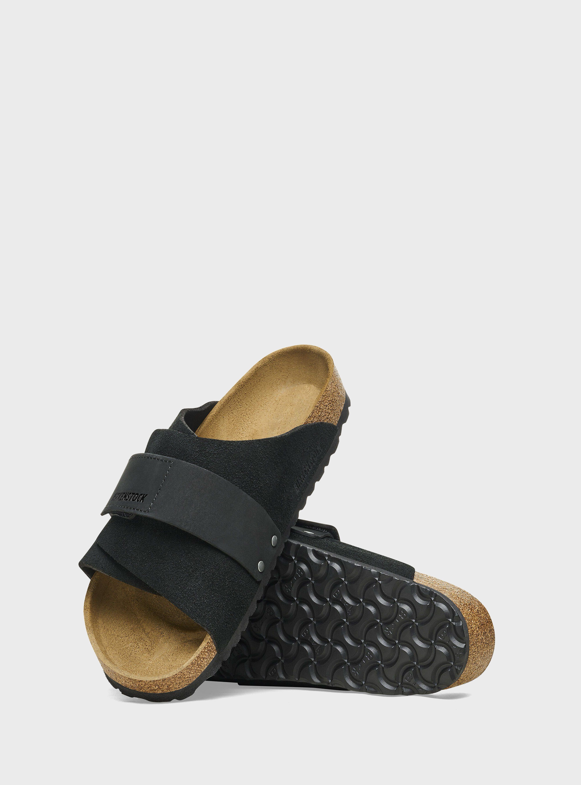 Birkenstock Kyoto Regular Fit Sandals - Black