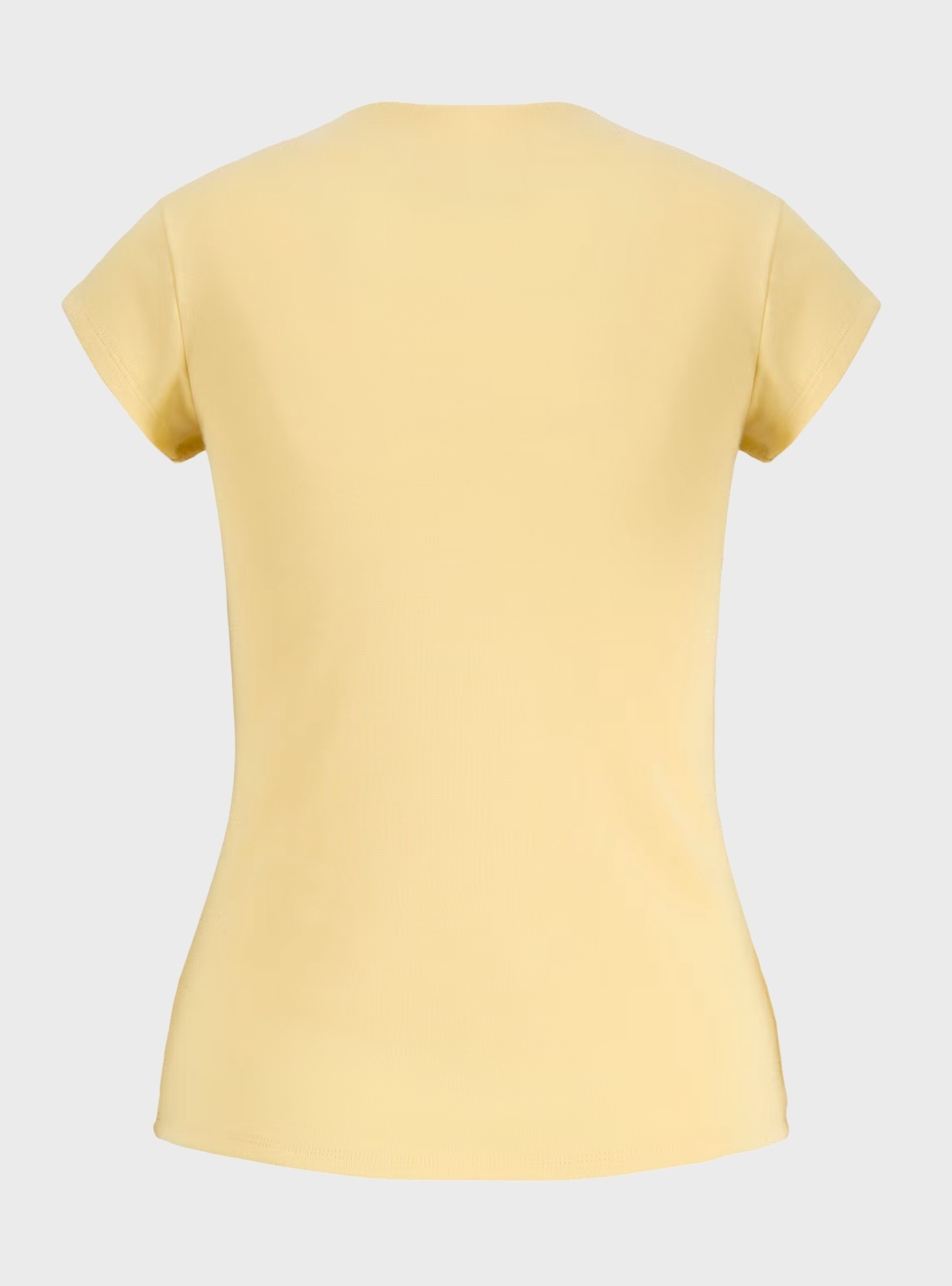 JJXX Mya Stretch Cap Tee - Yellow