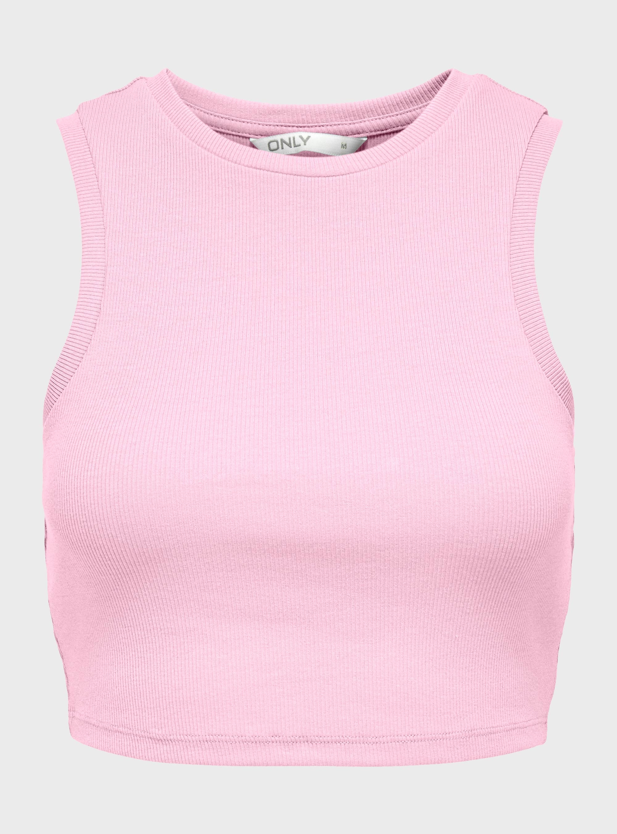 Only Vilma Cropped Tank Top - Pink