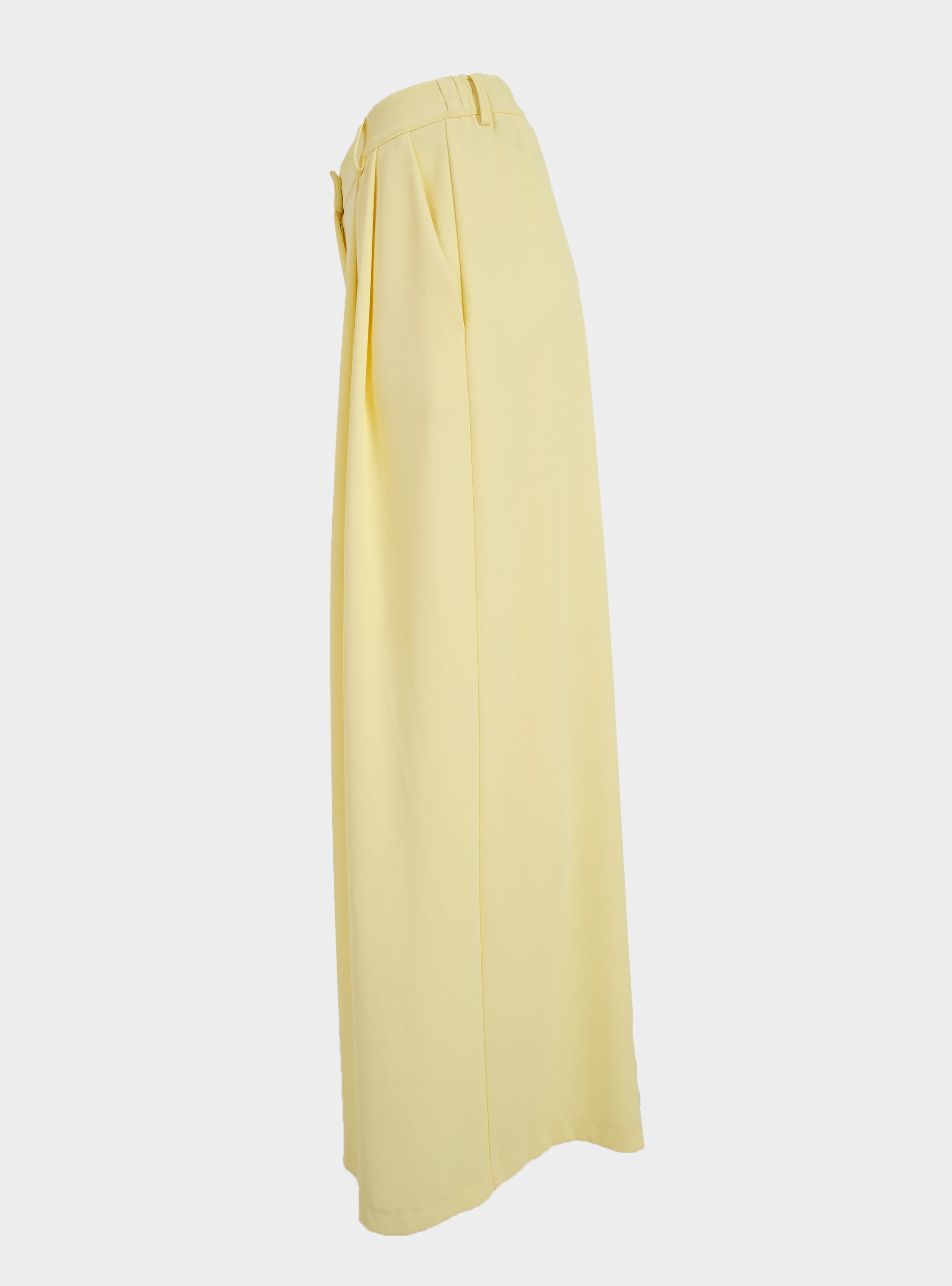 Philia Loft Wide Leg Trousers - Yellow