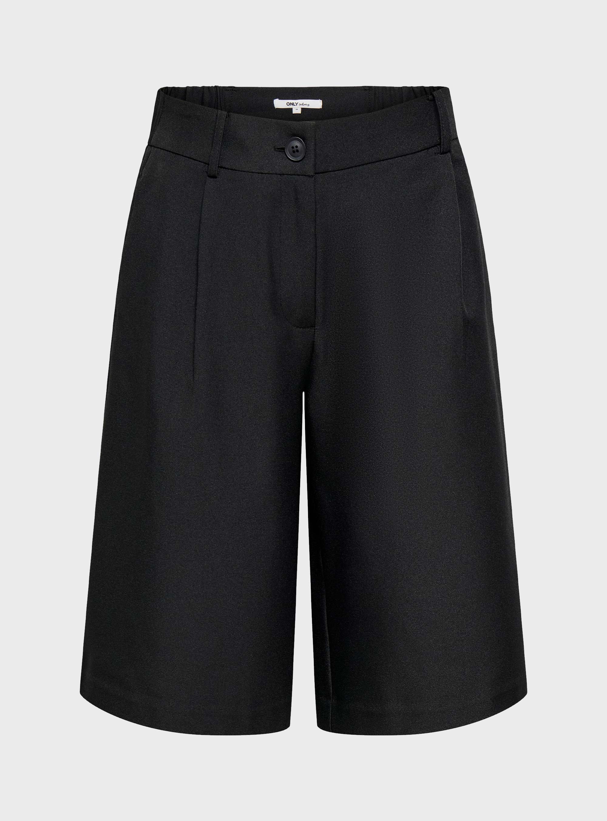 Only Linda High Waist Long Shorts - Black