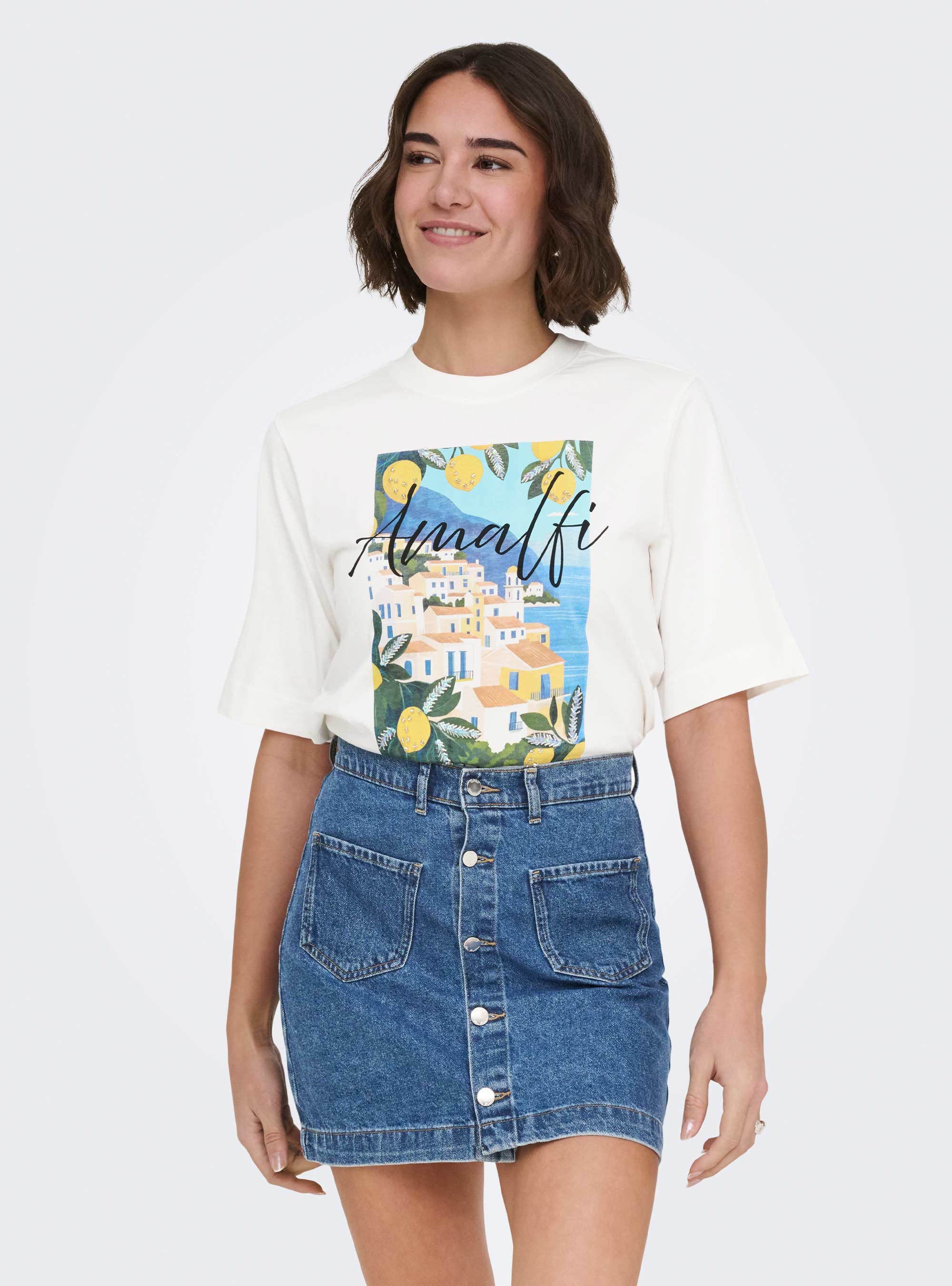 Only Vega New Vibe Tee - White