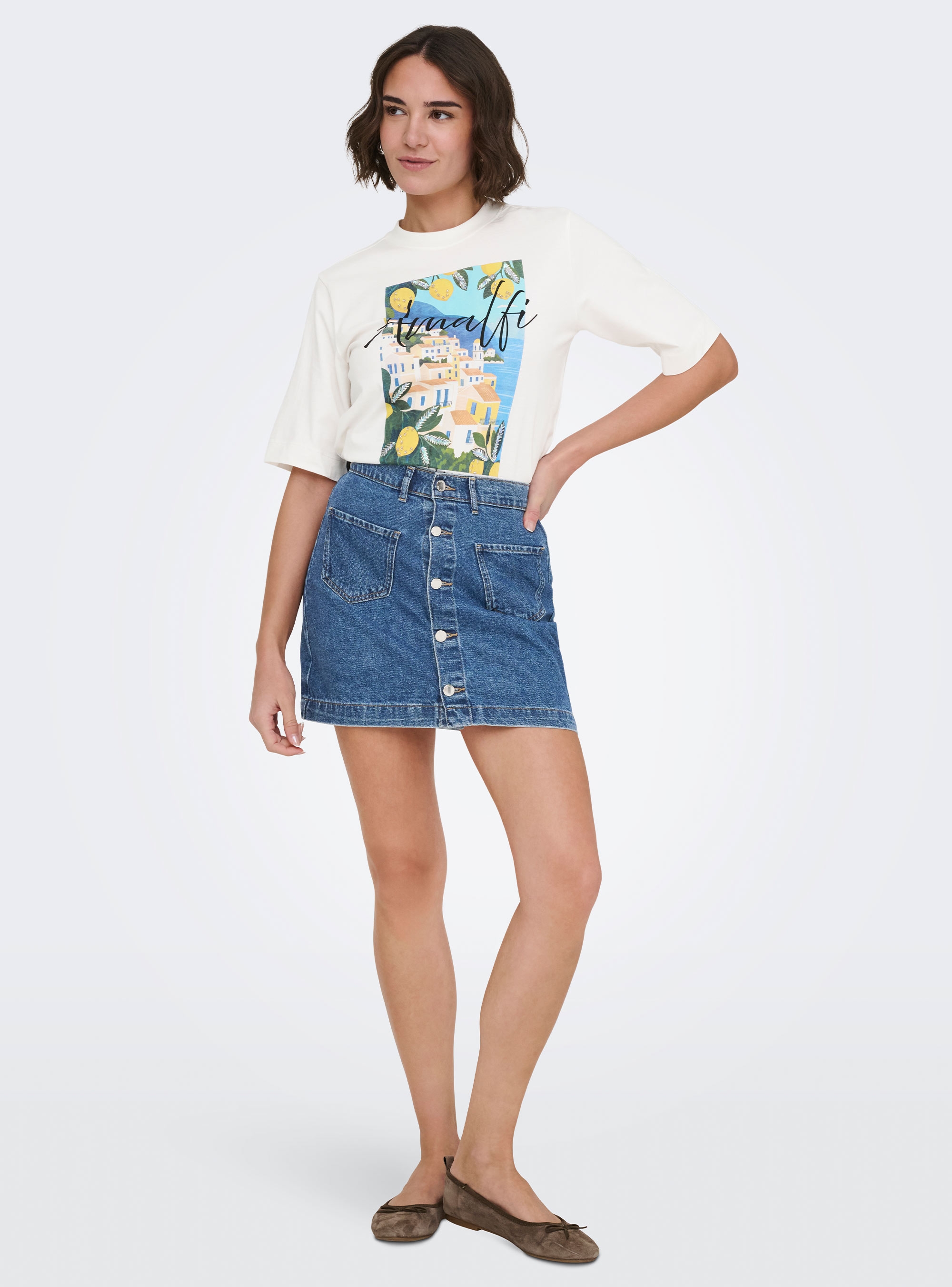 Only Vega New Vibe Tee - White