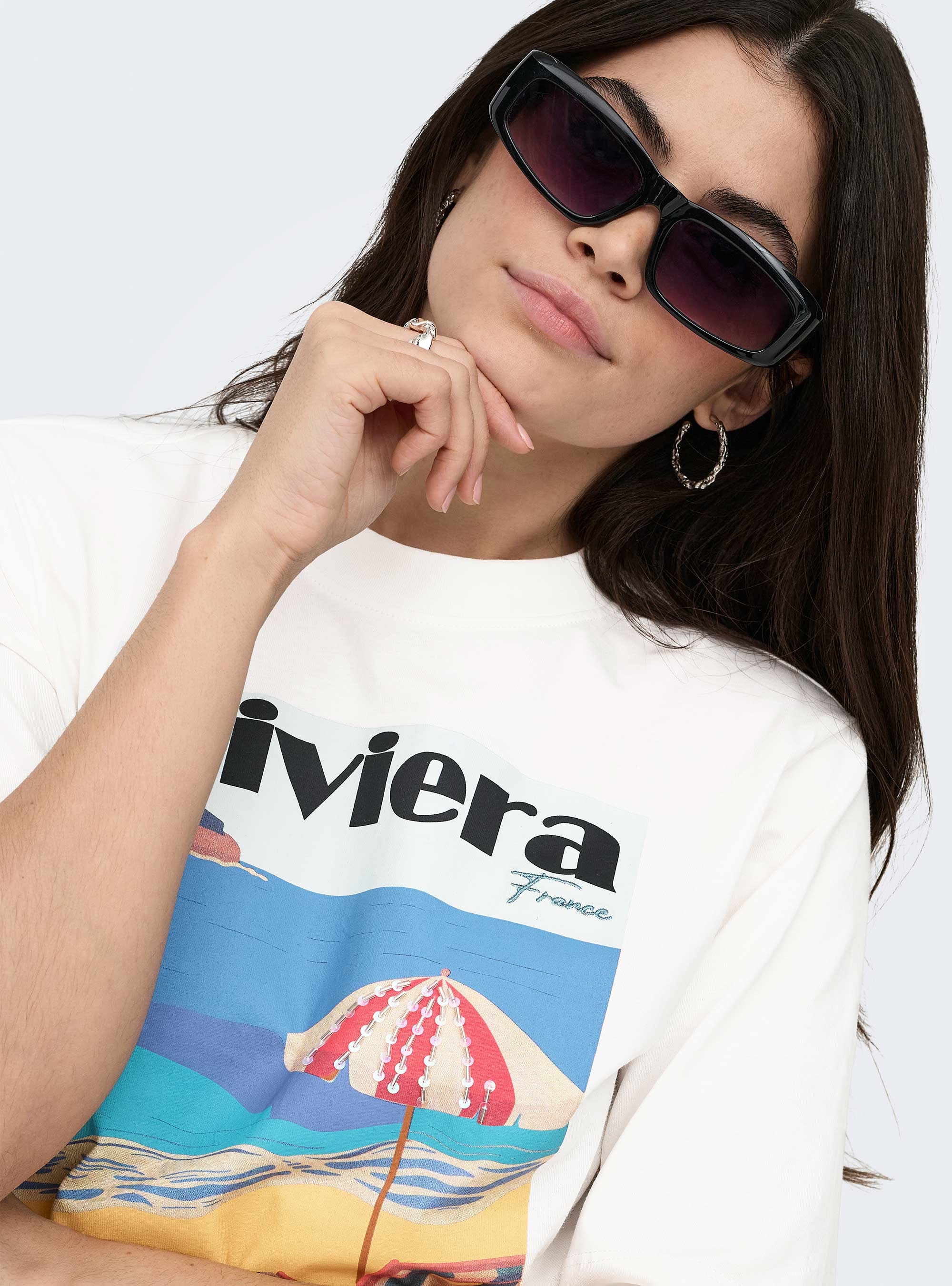 Only Vega New Vibe Tee - Off White