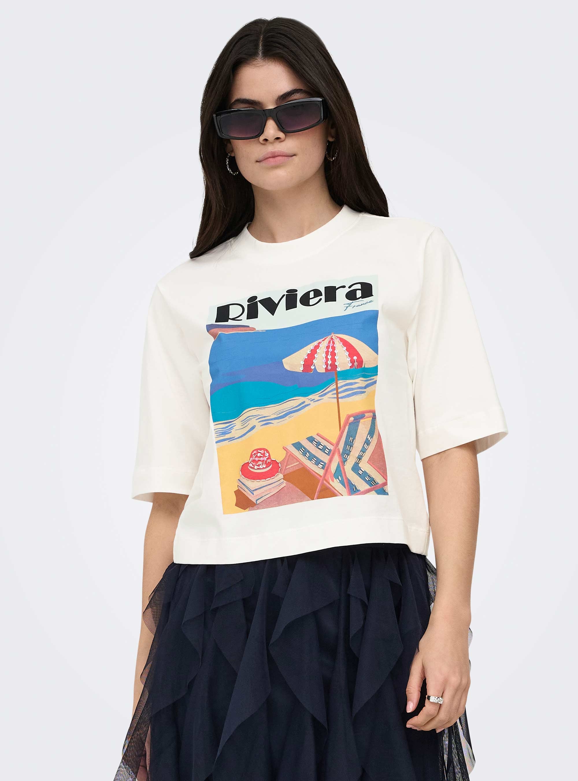 Only Vega New Vibe Tee - Off White